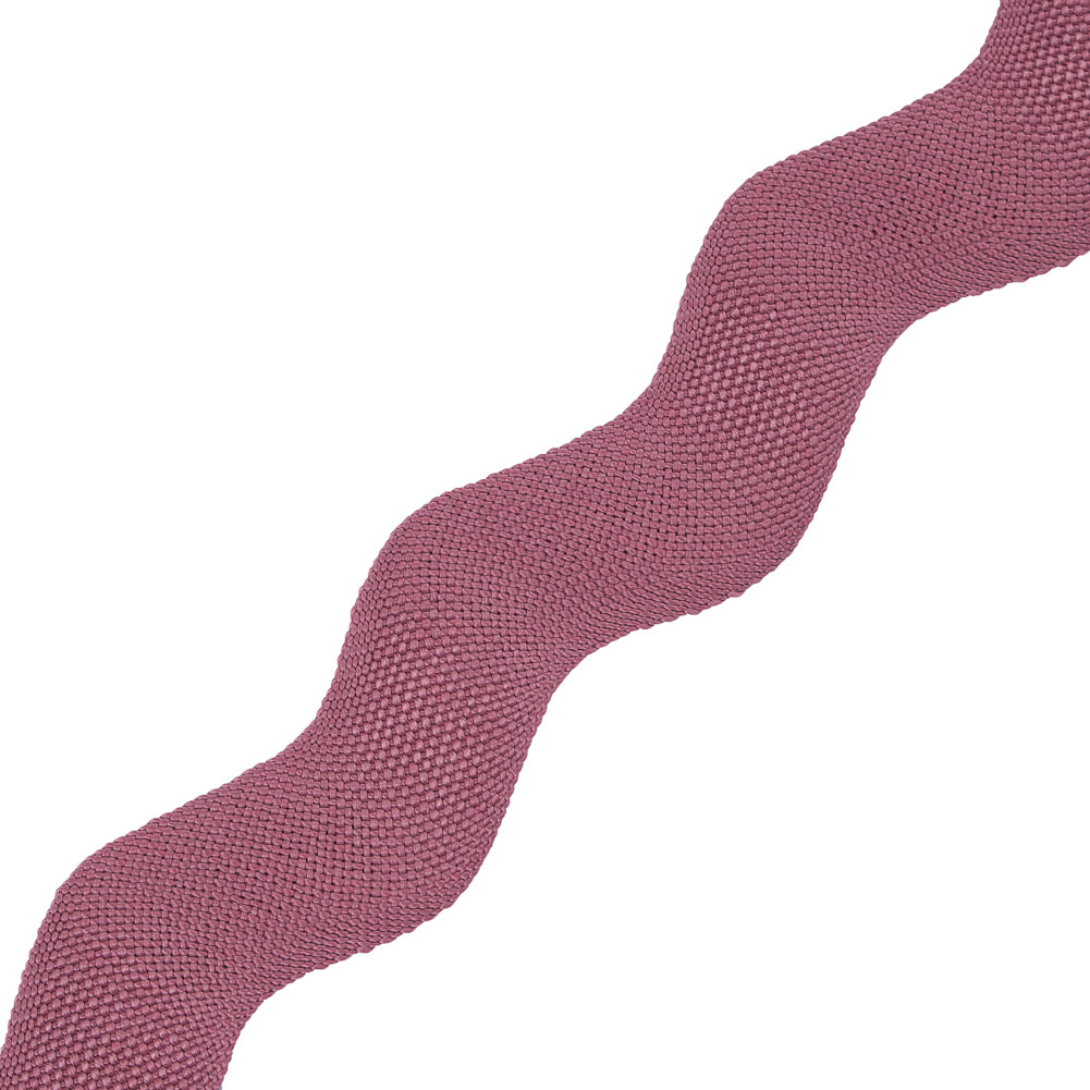 Dark Rose Woven Jumbo Ric Rac - 2