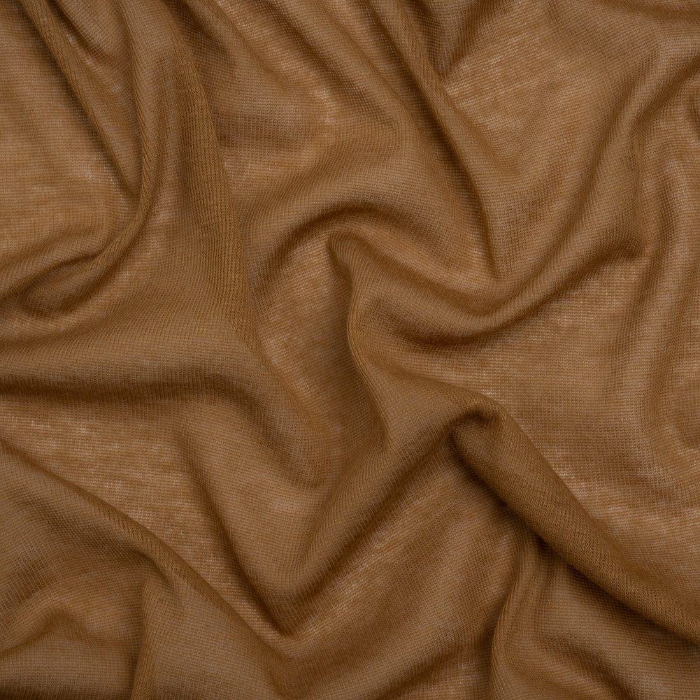 Lightweight Cotton Interlock Knit - Tan - Designer Deadstock - Joann Fabrics