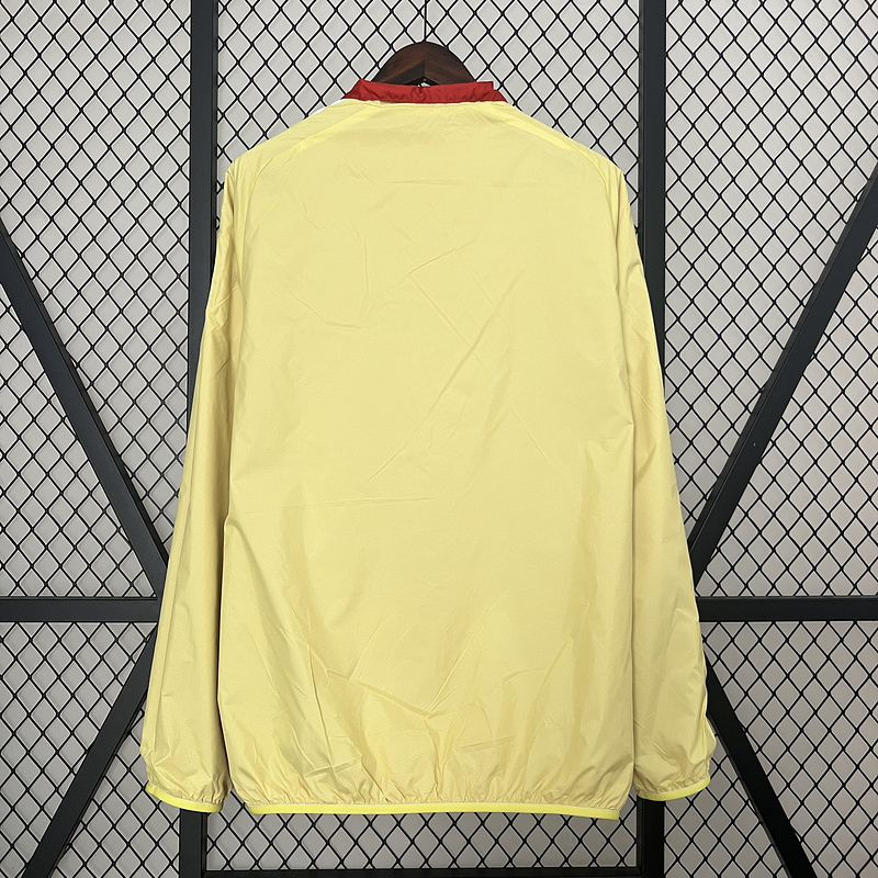 2024 Spain Reversible Windbreaker (red-yellow)Soccer Jersey 1:1 Thai Quality