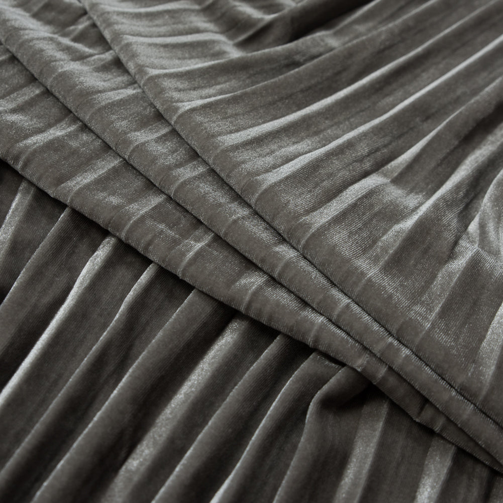 Pleated Velour - Gray Violet - Tver Collection - Joann Fabrics
