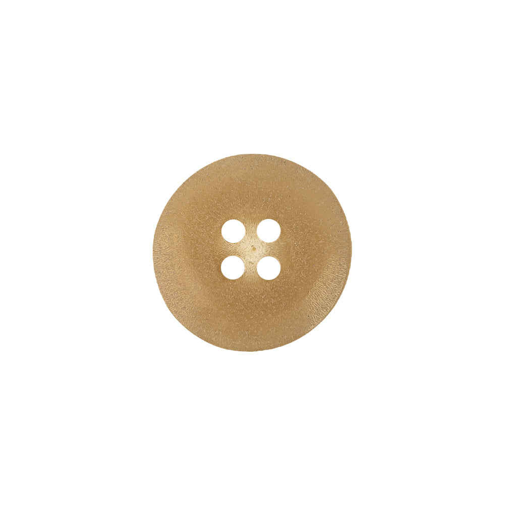 Horn 4-Hole Blazer Button - 24L/15mm - Beige Narrow Rim - Joann Fabrics