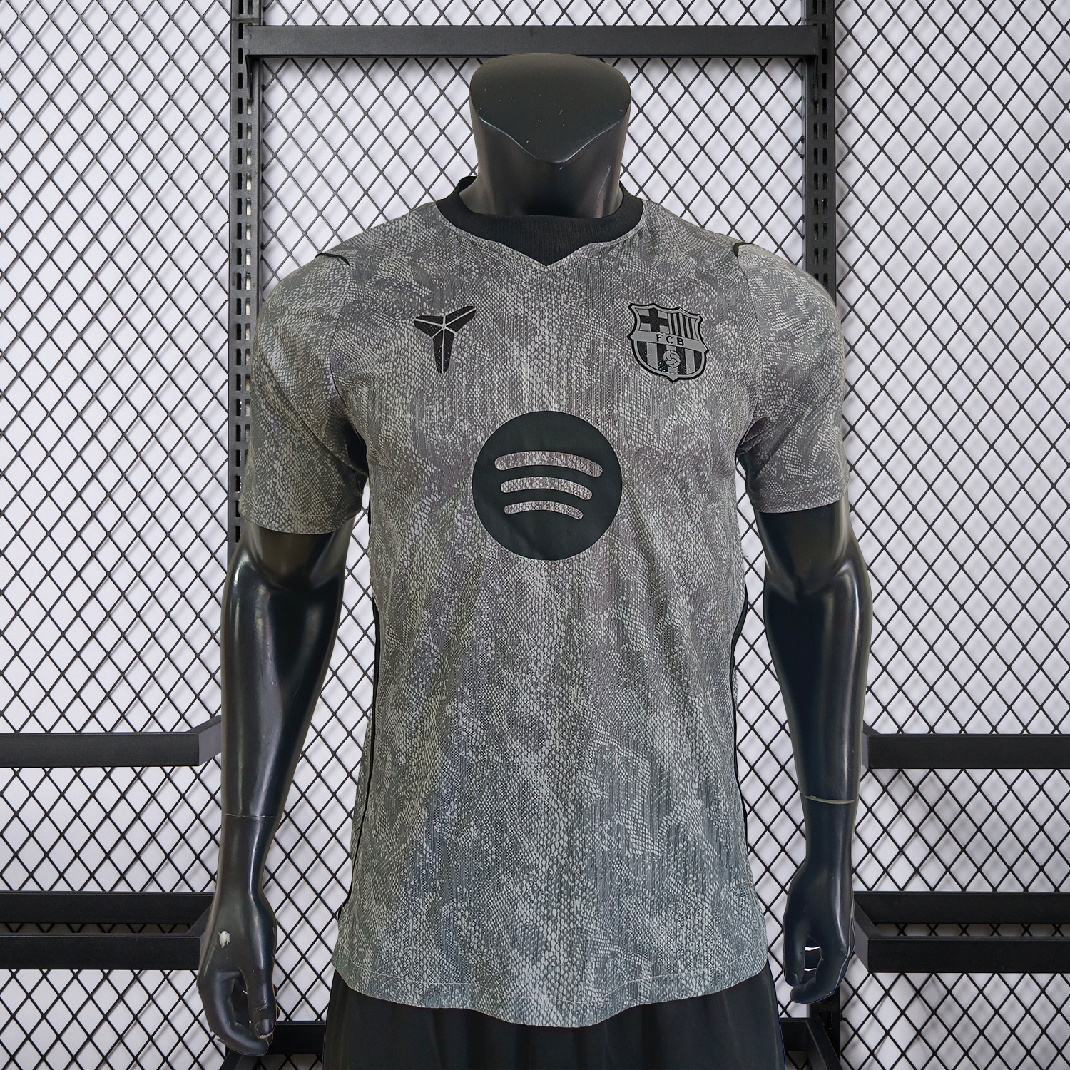 Barcelona 26-27 Grey Goalkeeper Jersey - Player Version - UnitedFutballJersey
