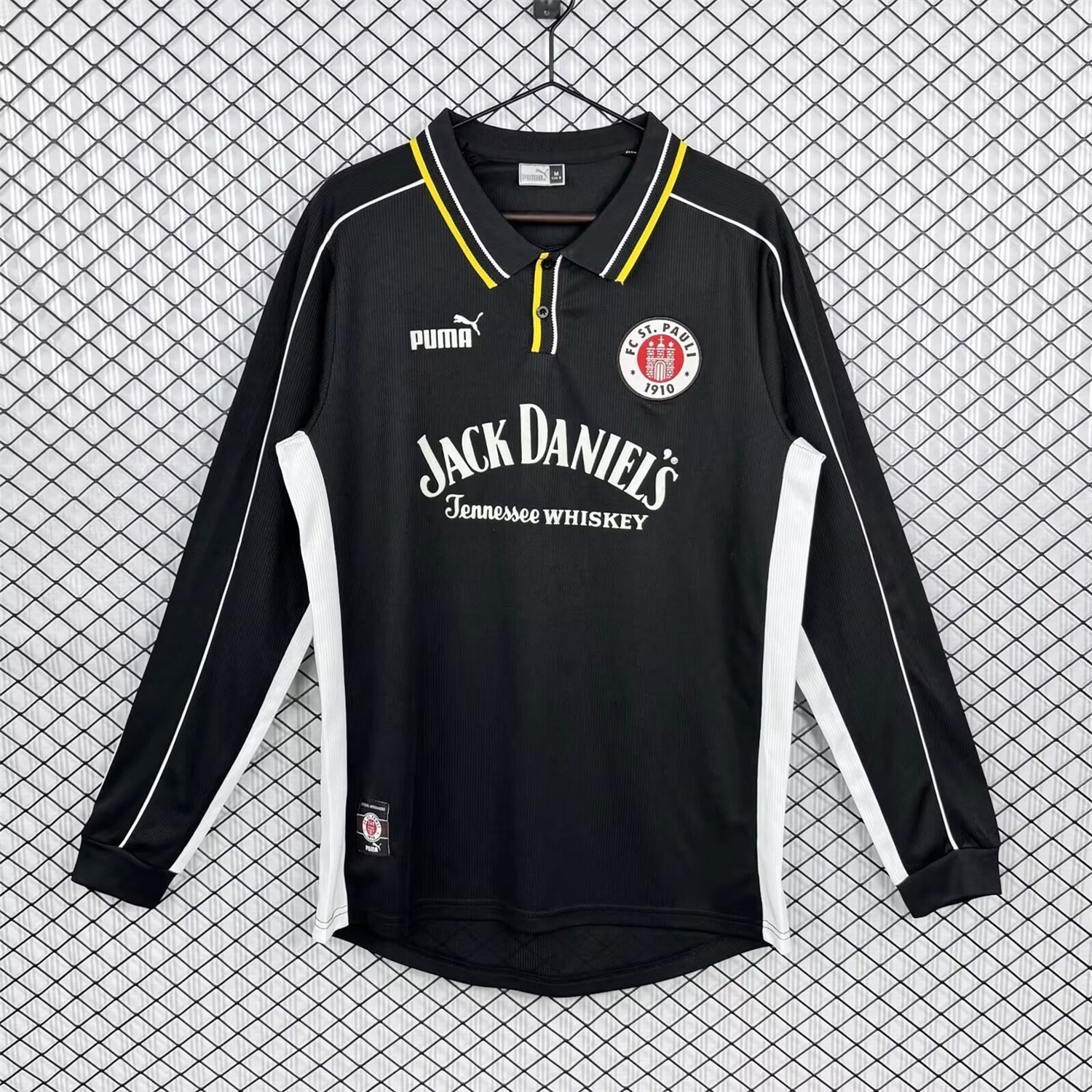 Retro St. Pauli 1999-00 Away Long Sleeves Jersey - UnitedFutballJersey
