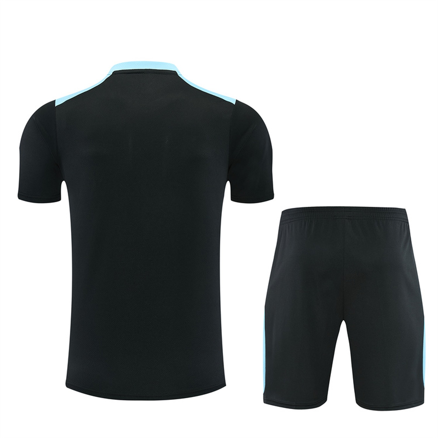 Feyenoord 26-27 Short-Sleeve Training Set - Black Top & Black Shorts - UnitedFutballJersey