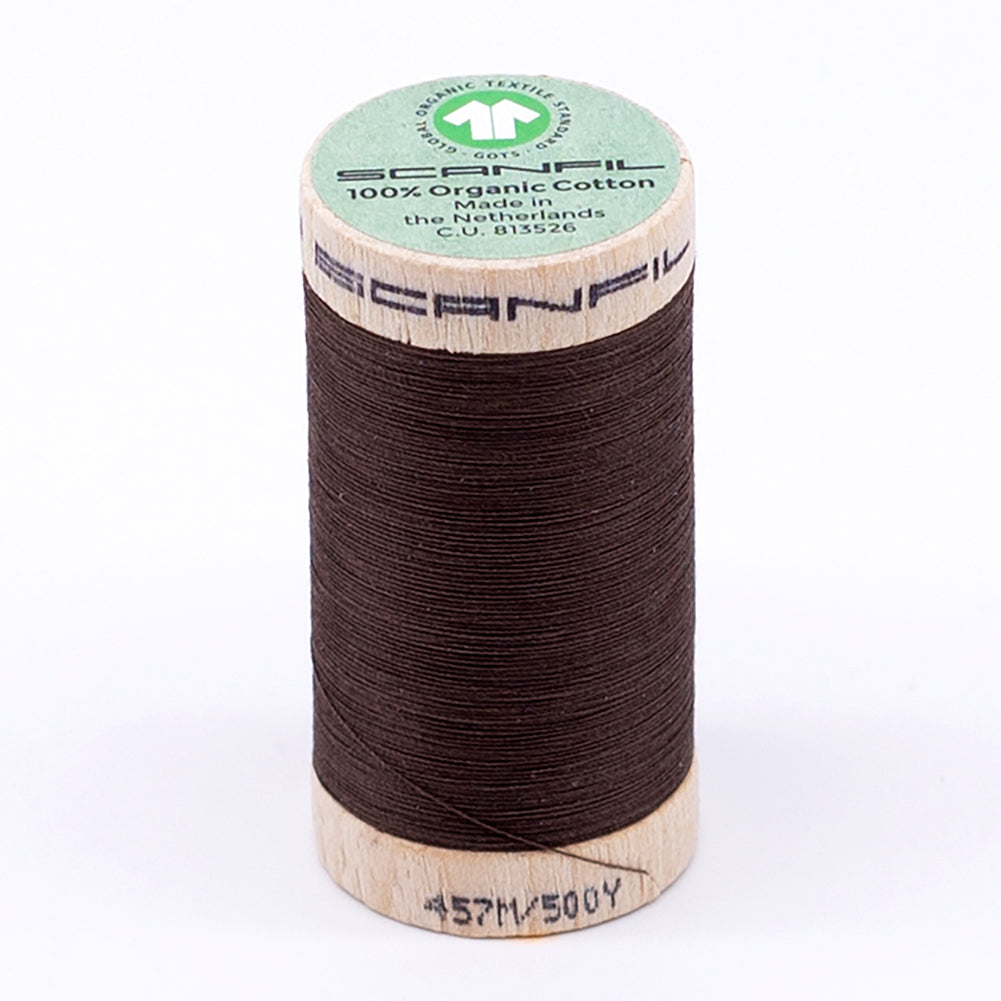 SCANFIL® 50wt Organic Pima Cotton Thread 500 yds - 4864 Coffee Liqueur - Joann Fabrics