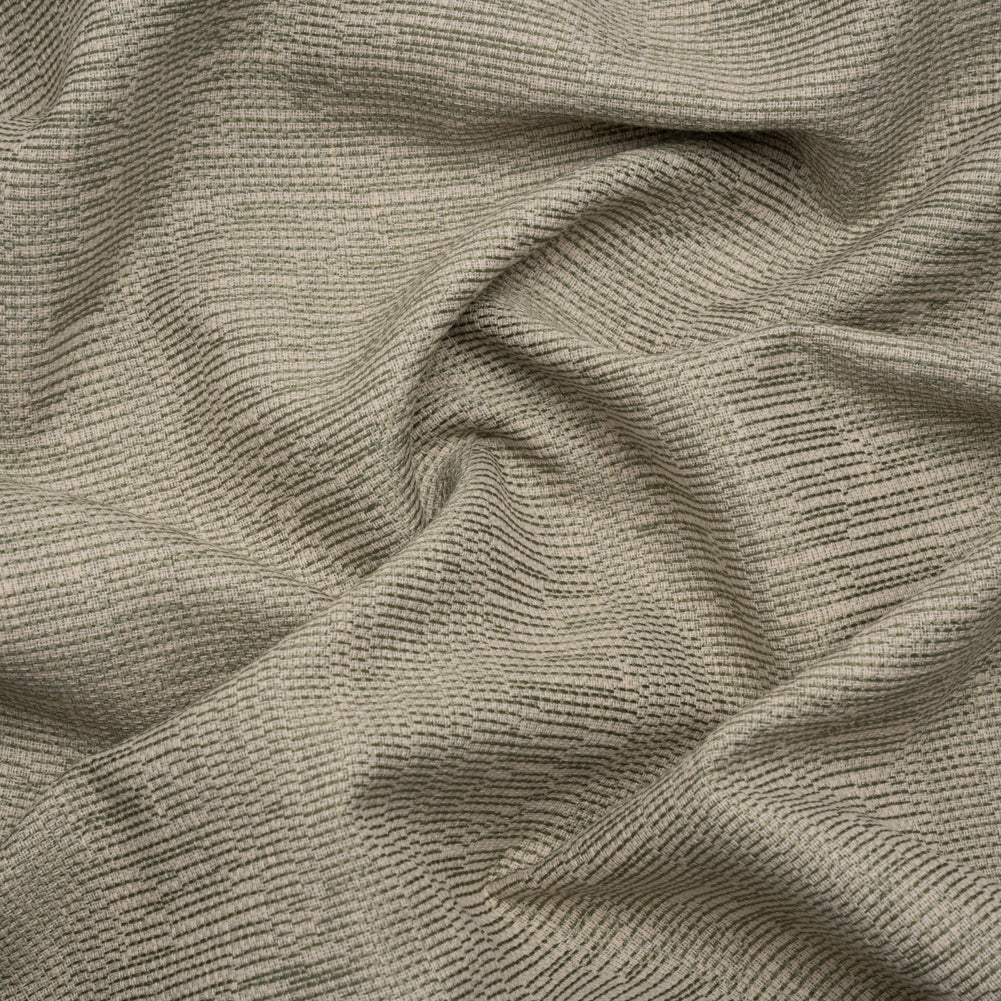 Recycled Polyester and Cotton Drapery Woven - Moss Striations - British Imported - Joann Fabrics