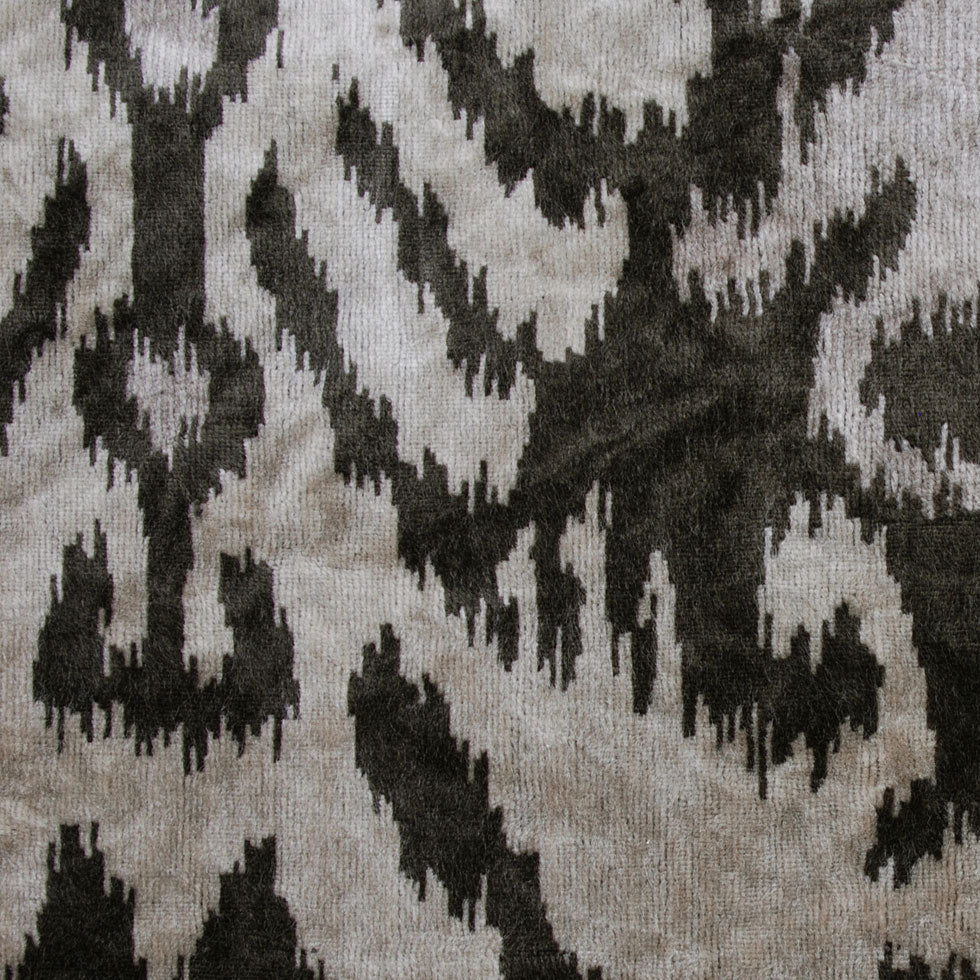 Gray Ikat Velvet - Joann Fabrics