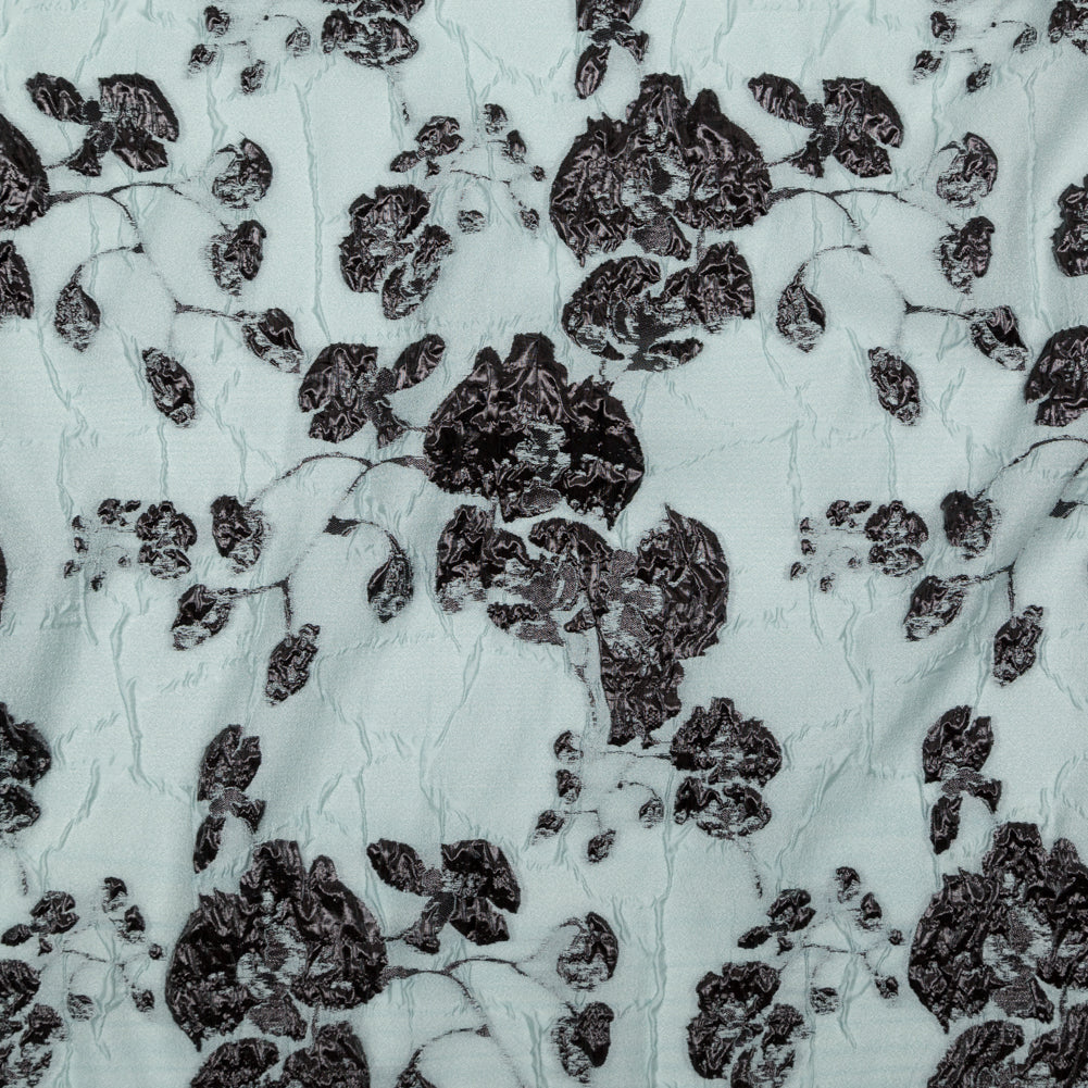 Metallic Black and Quarry Rosy Luxury Brocade - Joann Fabrics