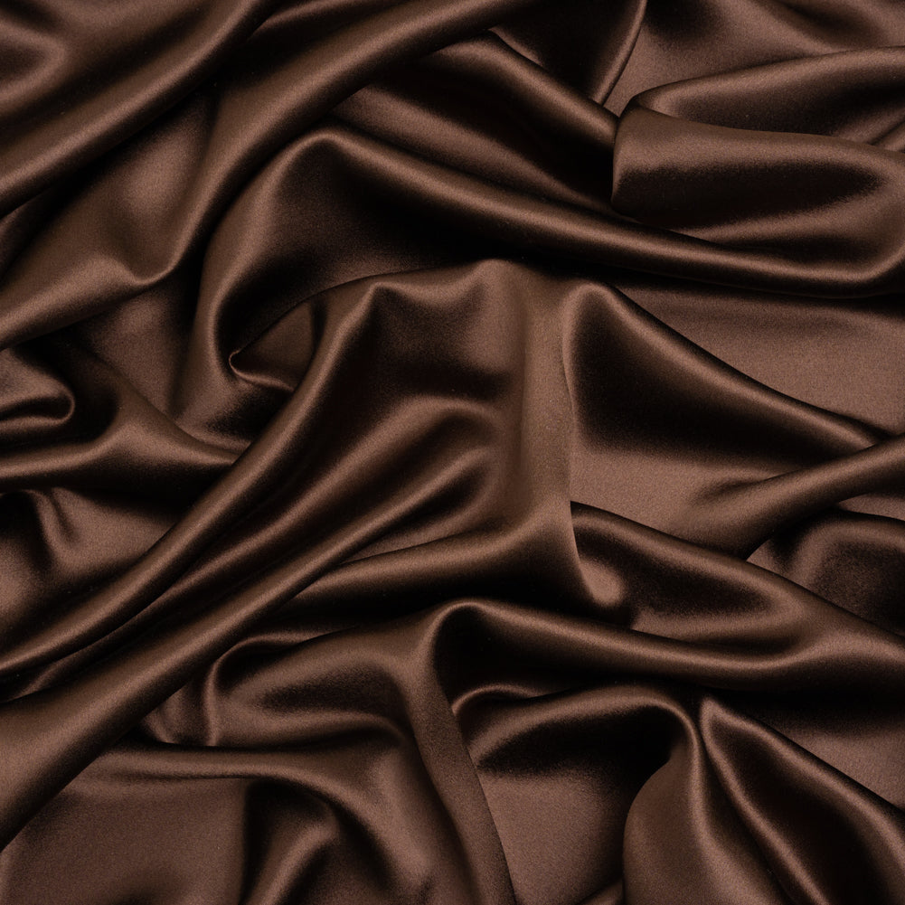Silk Crepe Back Satin - Dark Brown - Premium Collection - Joann Fabrics
