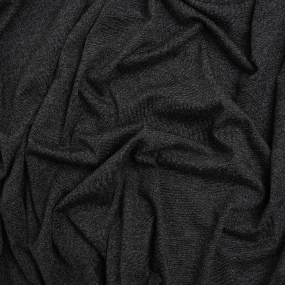 Cotton and Modal Jersey - Heathered Dark Gray - Joann Fabrics