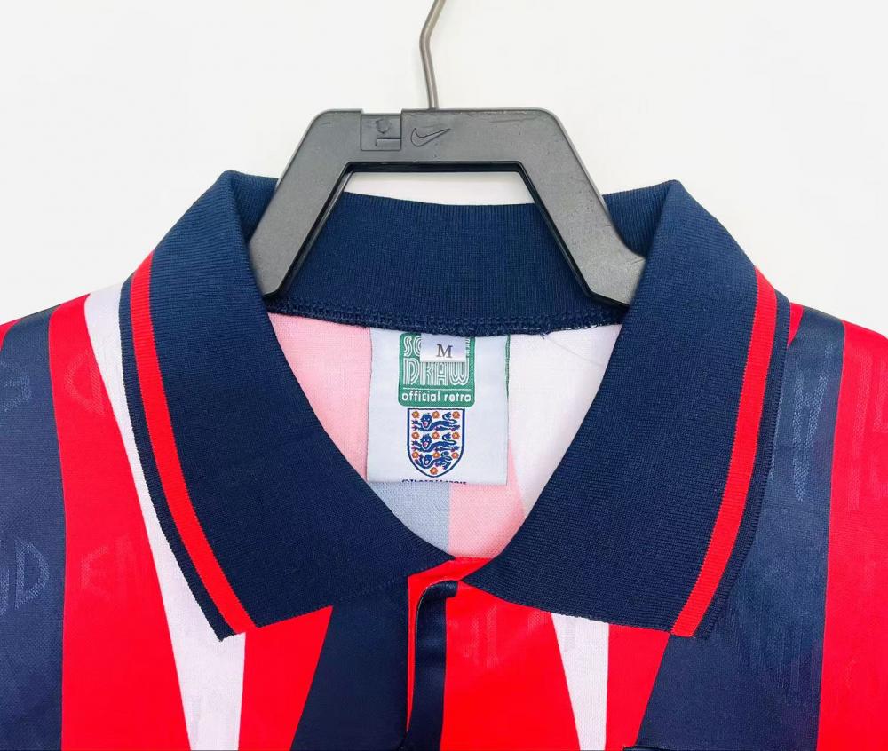 1992 Retro England Away Soccer Jersey 1:1 Thai Quality