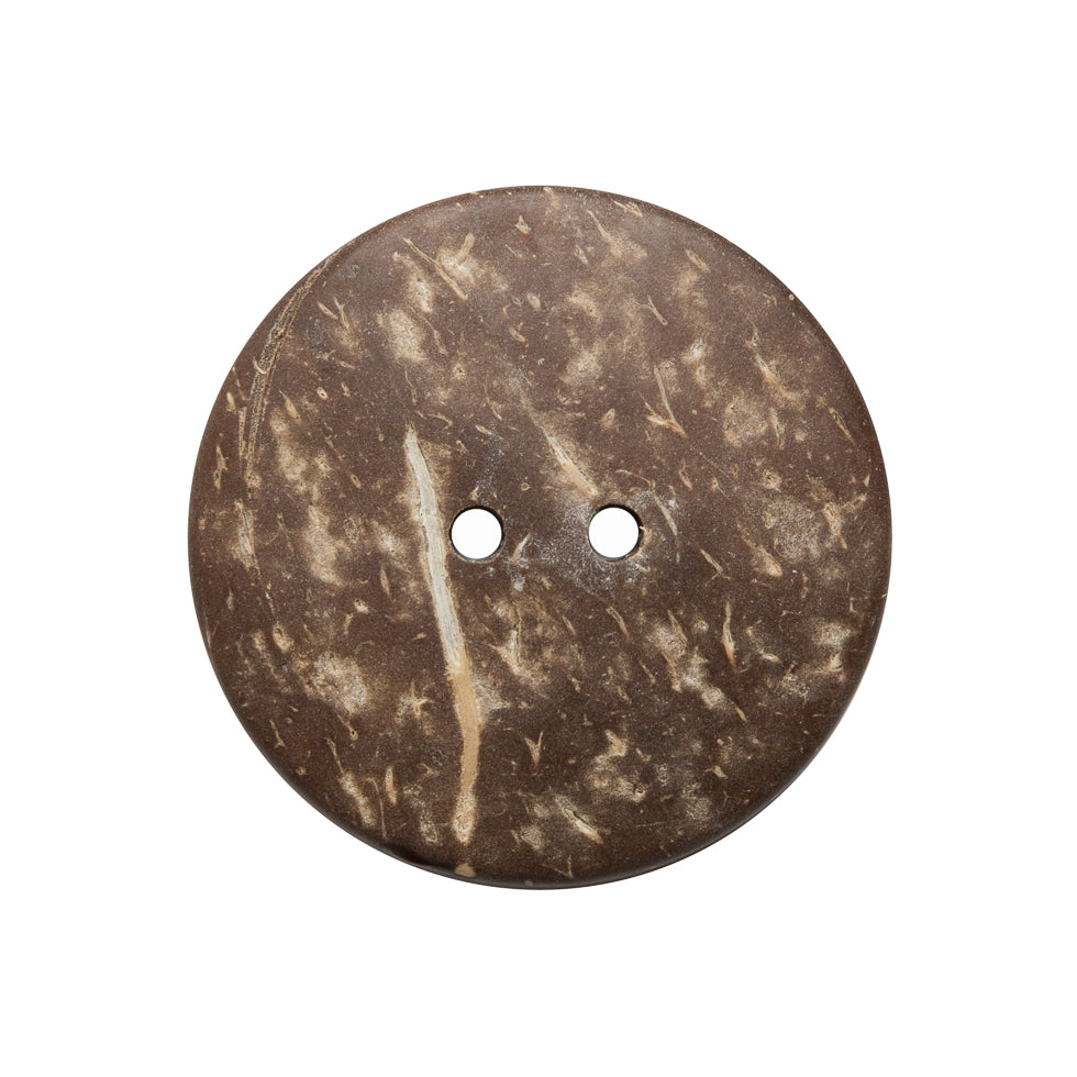 Italian Brown and Gold Coconut Button - 40L/25.5mm - Joann Fabrics
