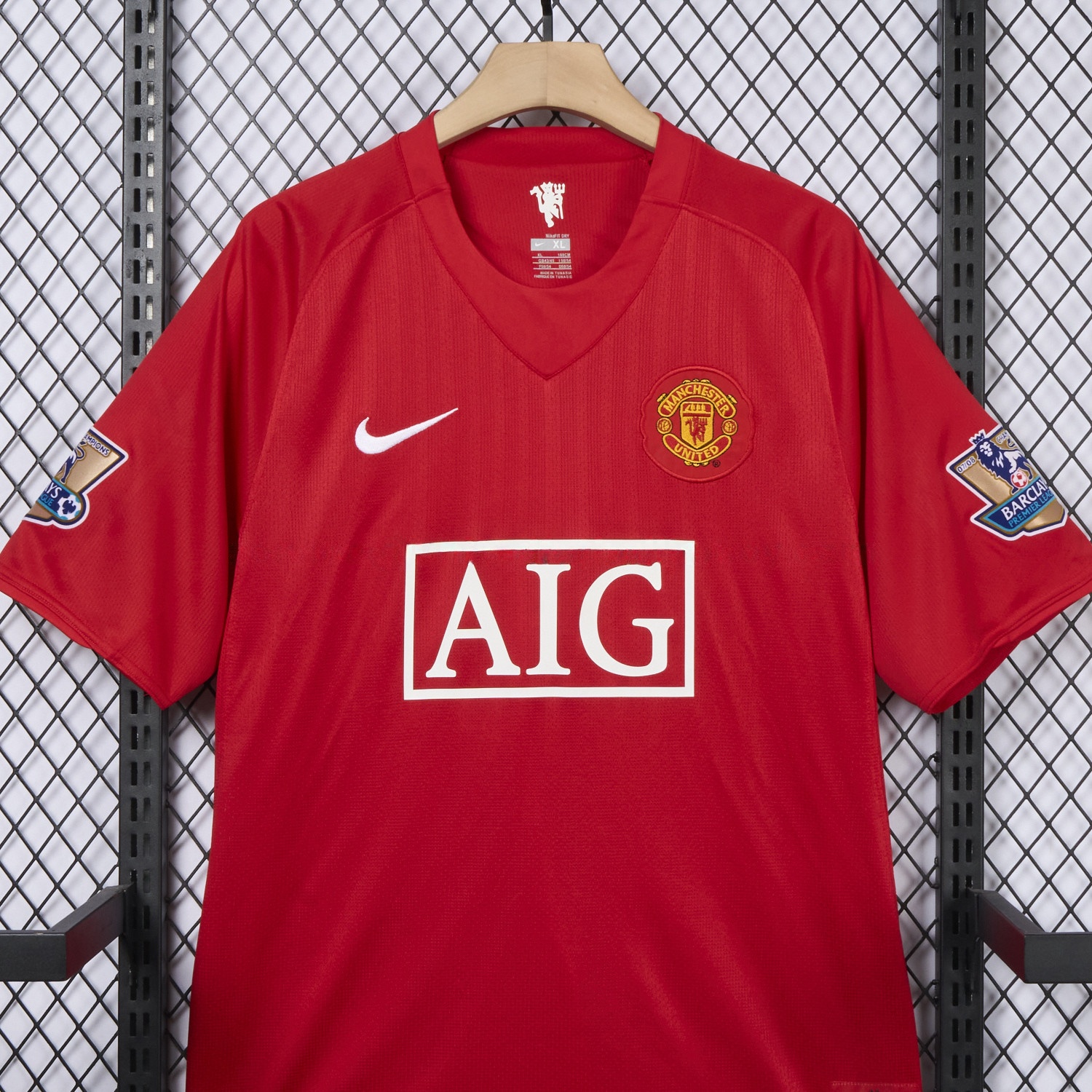 Retro Manchester United 2007-09 Home Jersey - UnitedFutballJersey