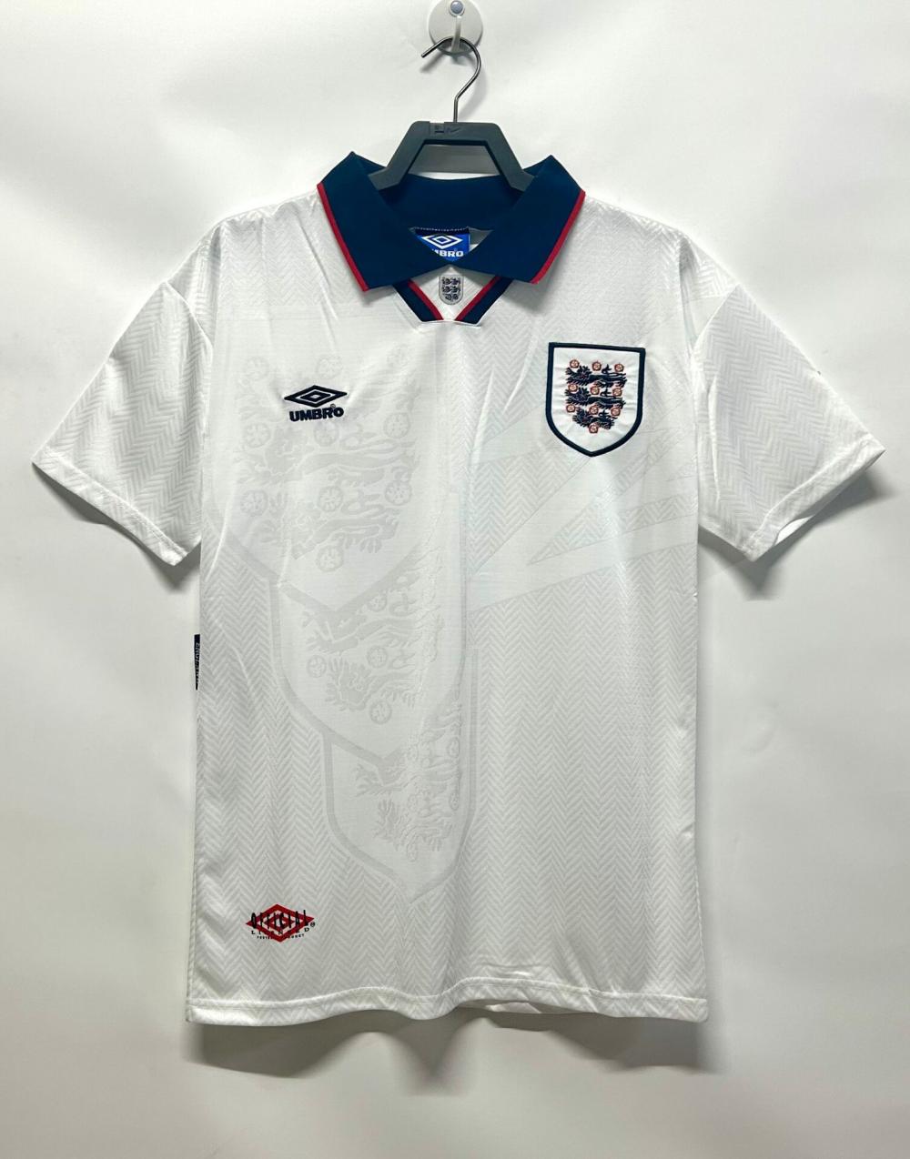 1994-1995 Retro England Home Soccer Jersey 1:1 Thai Quality