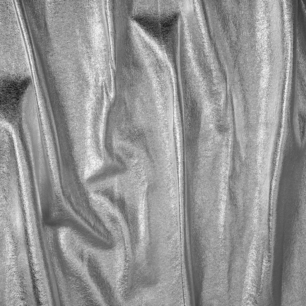 Textured Faux Leather - Metallic Silver - Ileana Collection - Joann Fabrics