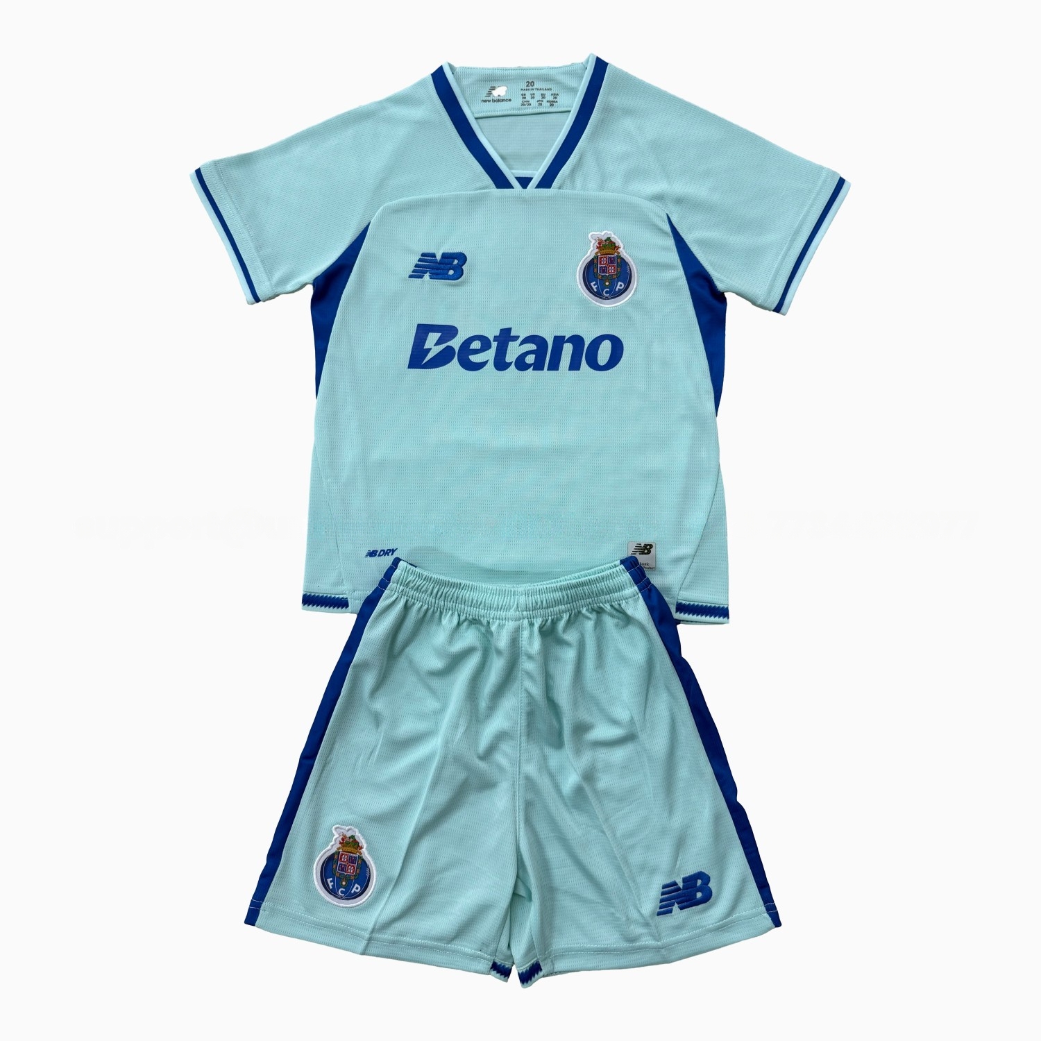 Porto 26-27 Third Light Blue Men's Adult Jersey Set - Fans Version - UnitedFutballJersey