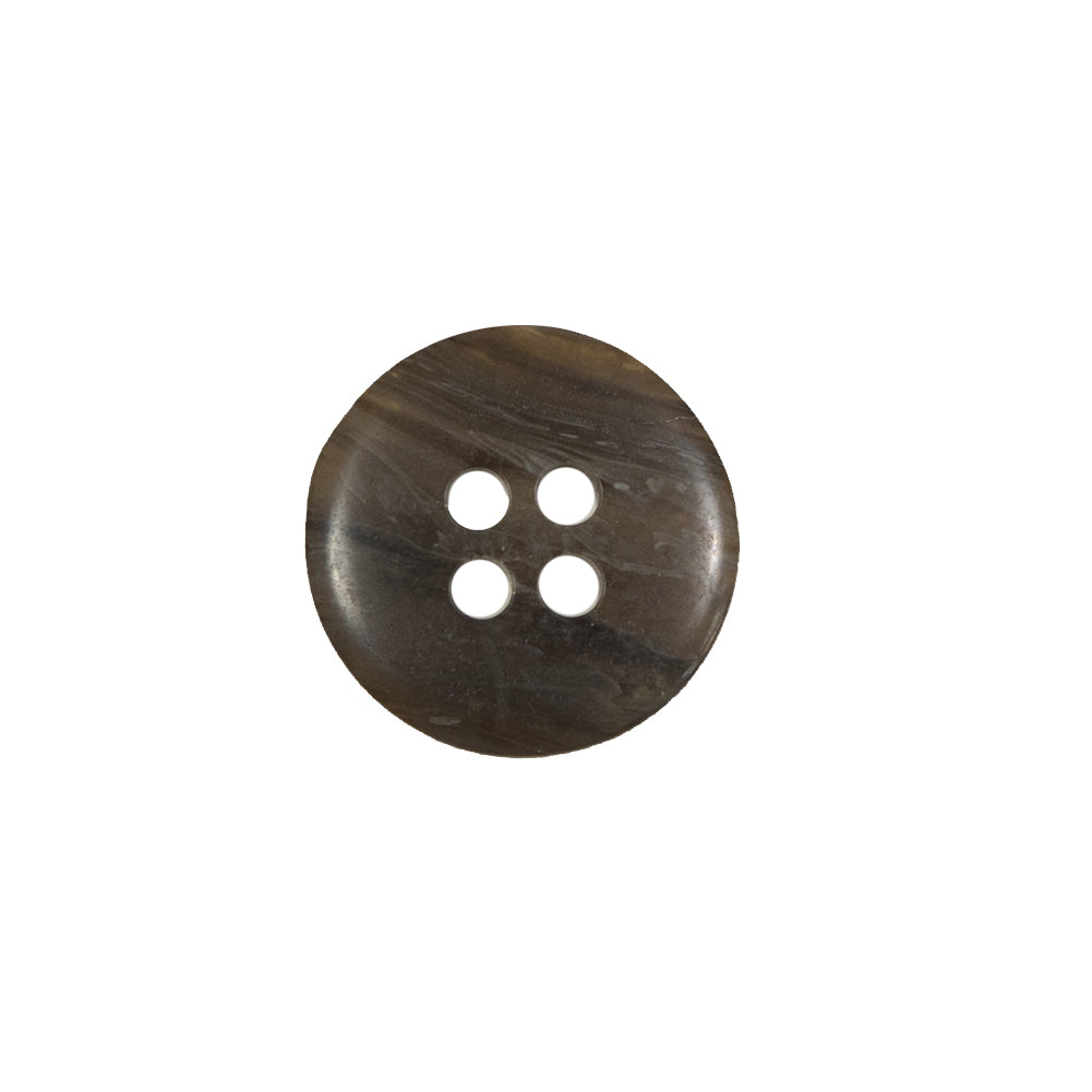 Brown Plastic 4-Hole Button - 24L/15mm - Joann Fabrics
