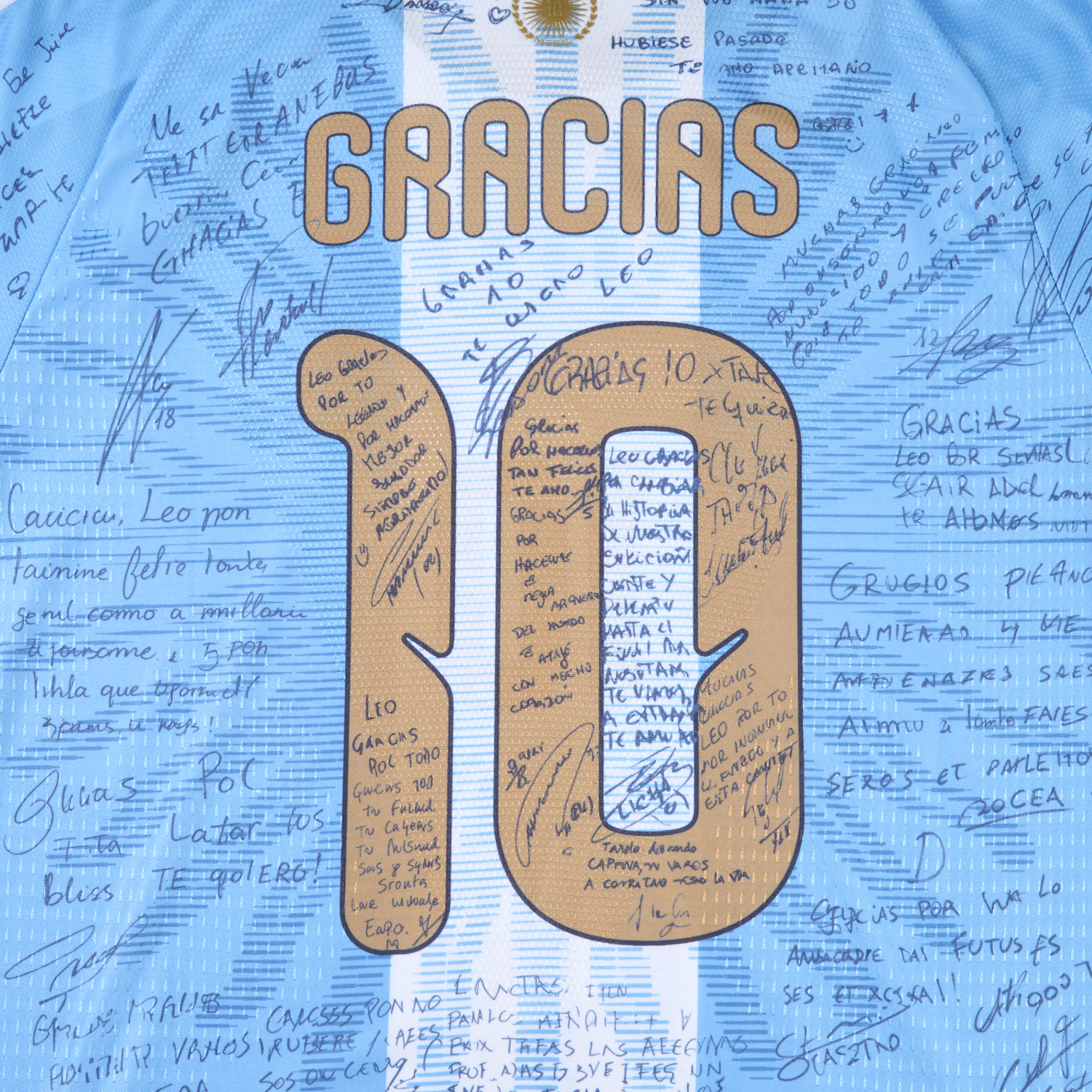 【Signed Version】Argentina 2026 Messi Anniversary Special Jersey - Player Version - UnitedFutballJersey