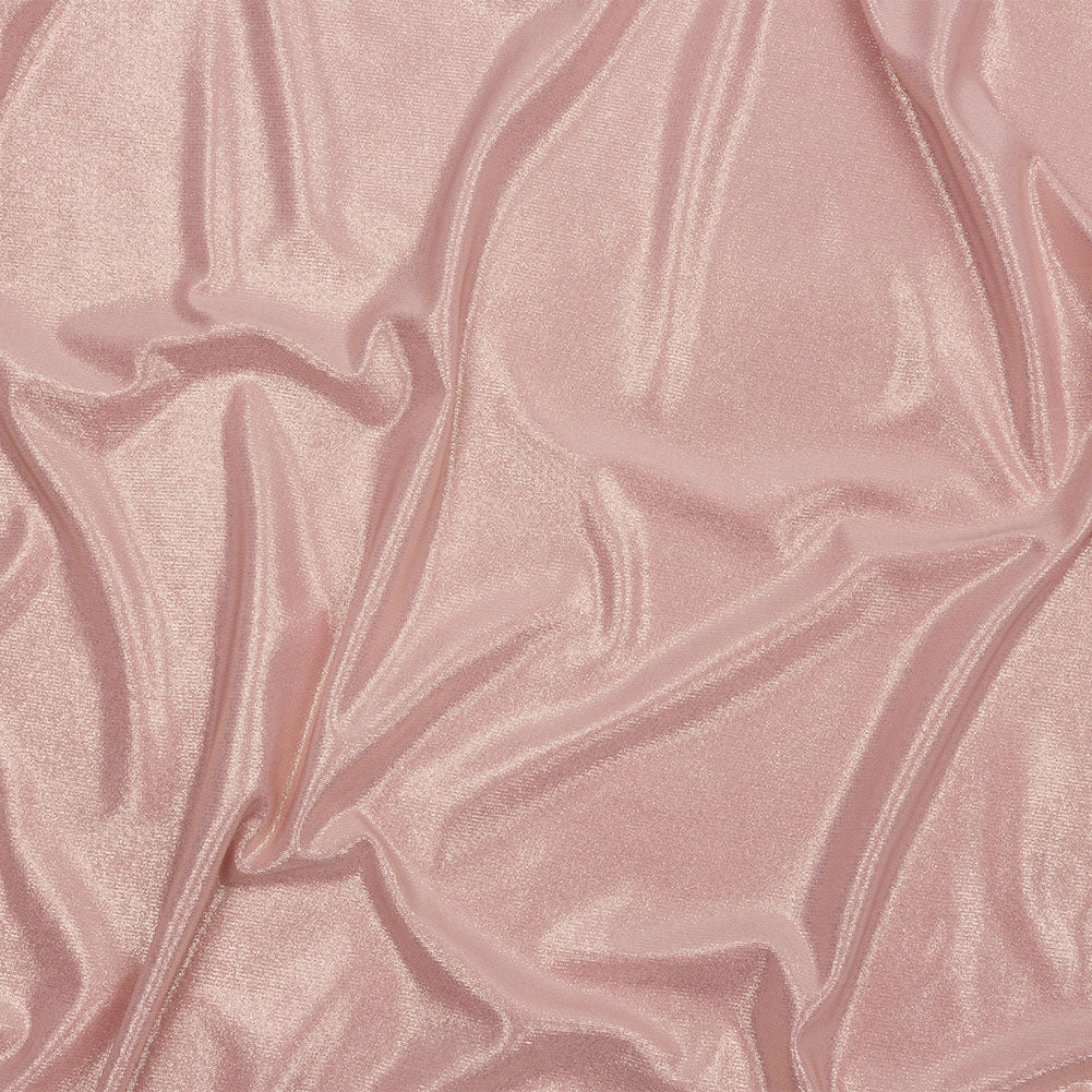 Foiled ITY Interlock Knit - Pink and Gold - Gaby Collection - Joann Fabrics