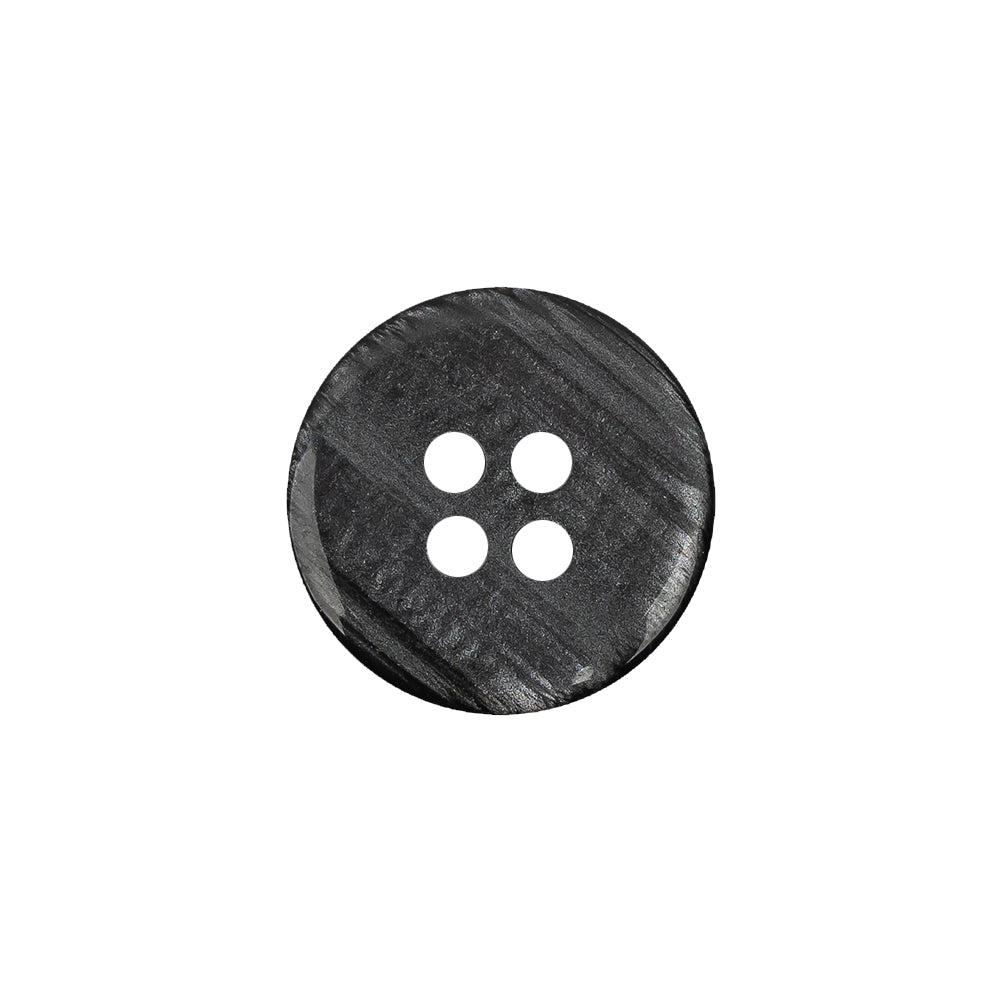 Smoke Iridescent Four Hole Smooth Top Plastic Button - 28L/18mm - Joann Fabrics
