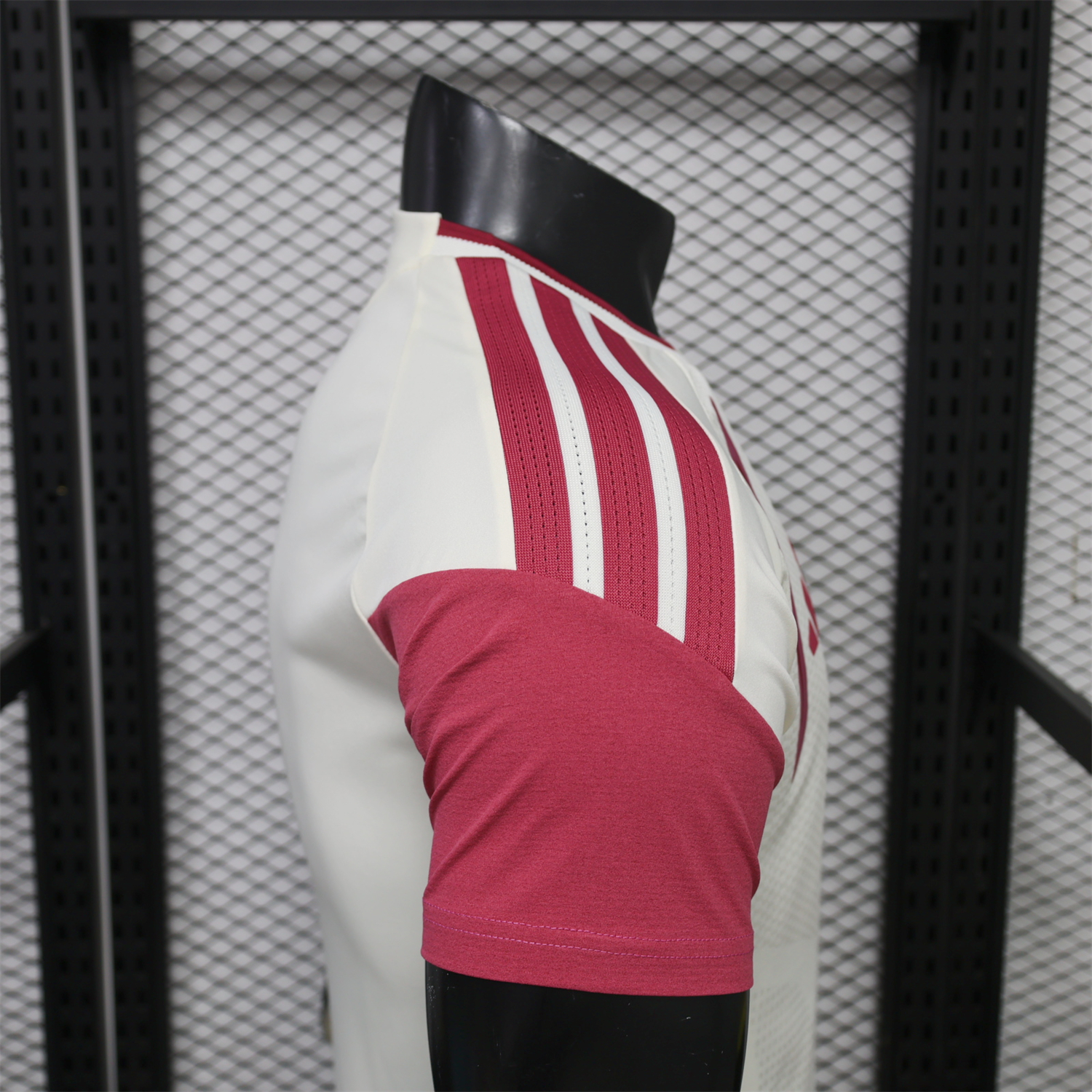 Real Madrid 26-27 Off-White Red Training Jersey - Player Version - UnitedFutballJersey