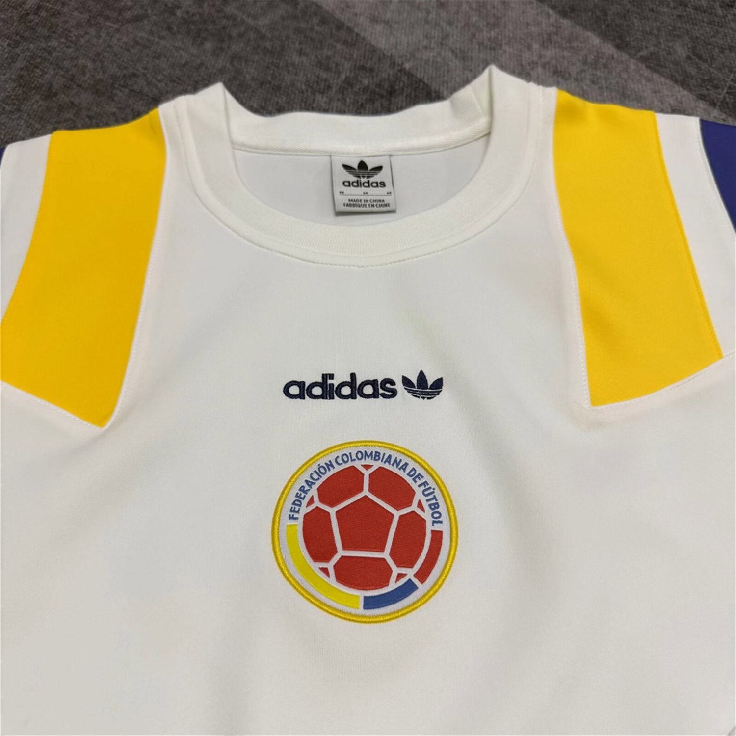 Colombia 2026 EQT Cotton White Unisex Pullover Hoodie - UnitedFutballJersey