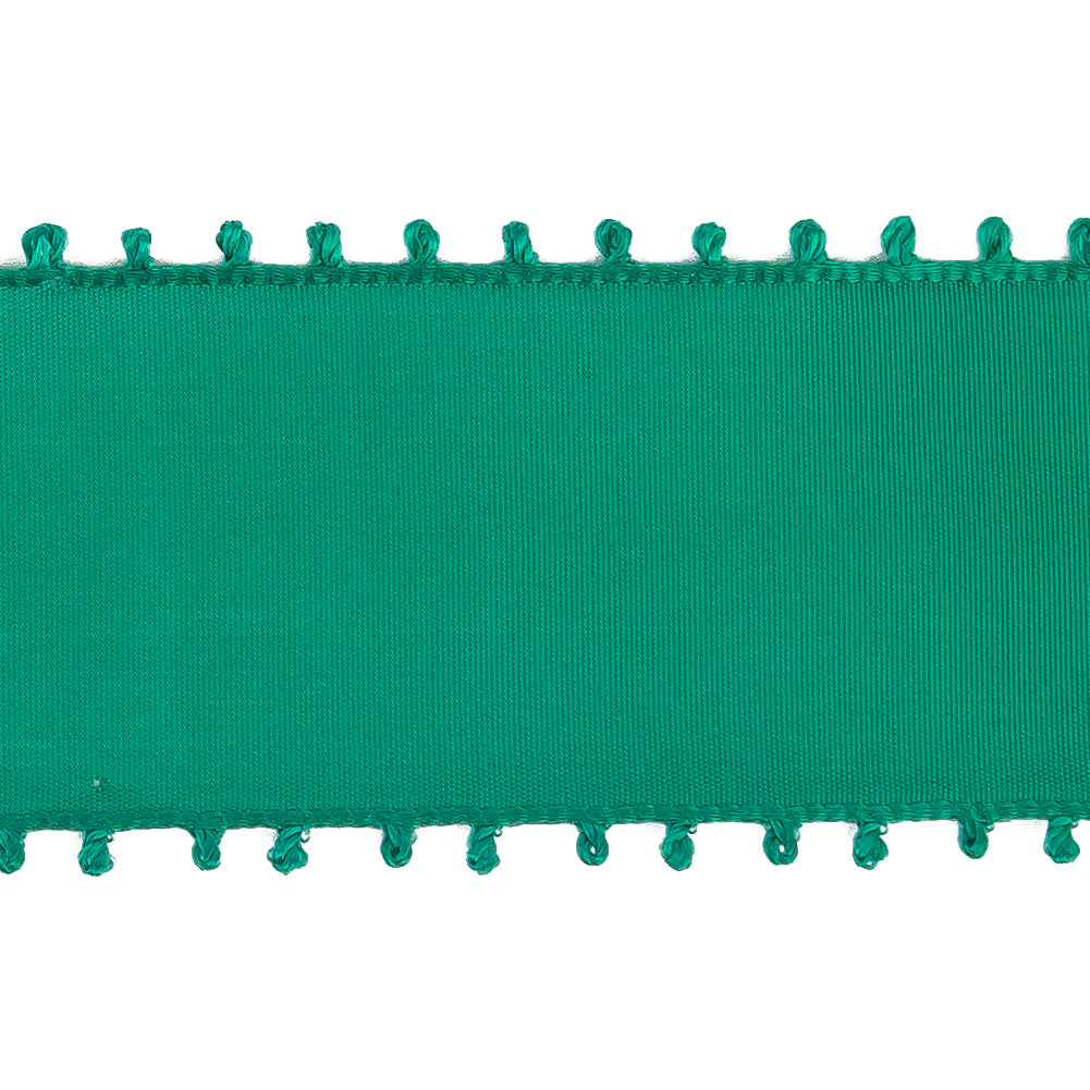 Emerald Picot Edged Ribbon- 1.625
