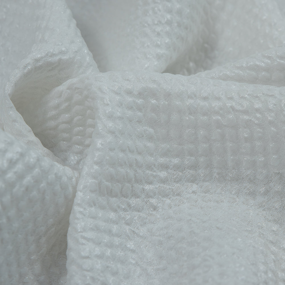 Marylin Metallic White Diamond Quilted Brocade - Joann Fabrics