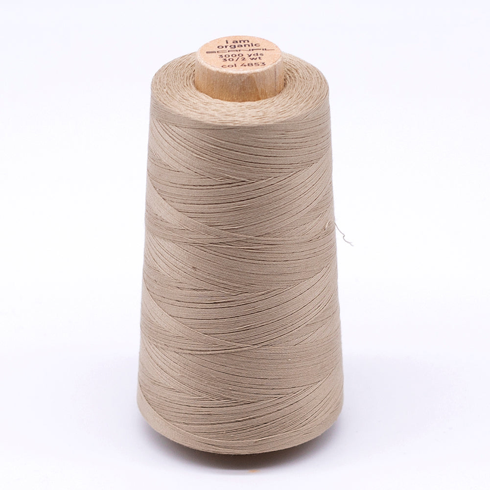 SCANFIL® 30wt Organic Pima Cotton Thread 3000 yd Cone - 4853 Safari - Joann Fabrics