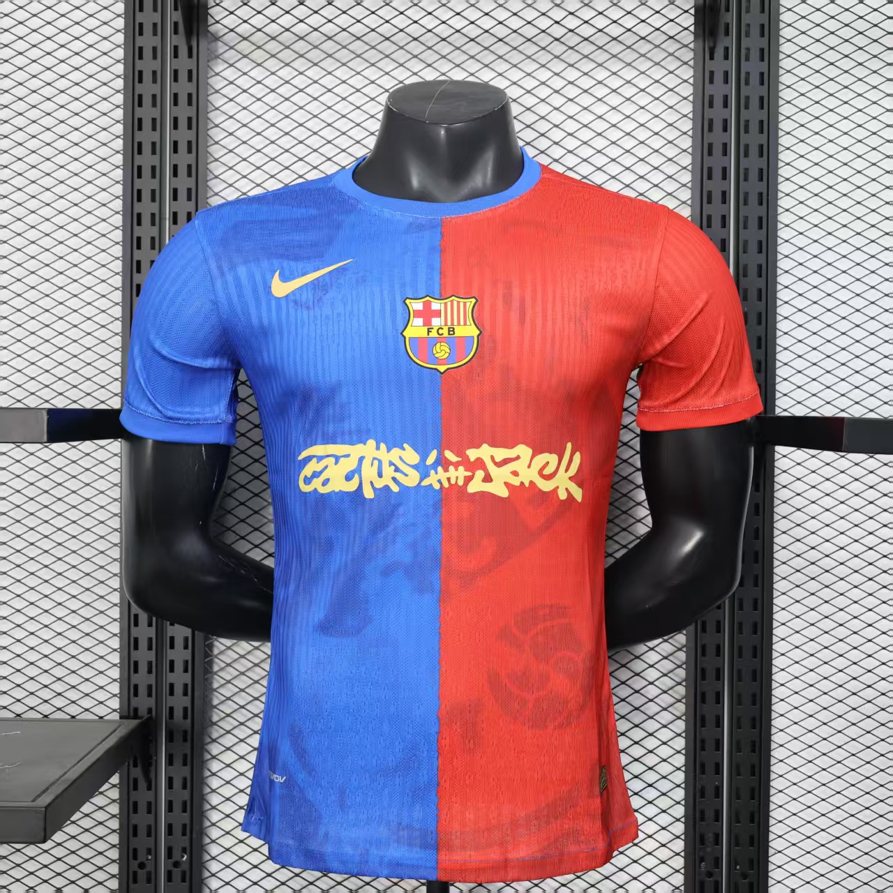 2025/2026Player Version Barcelona x Travis Scott Collab Home Football Shirt 1:1 Thai Quality