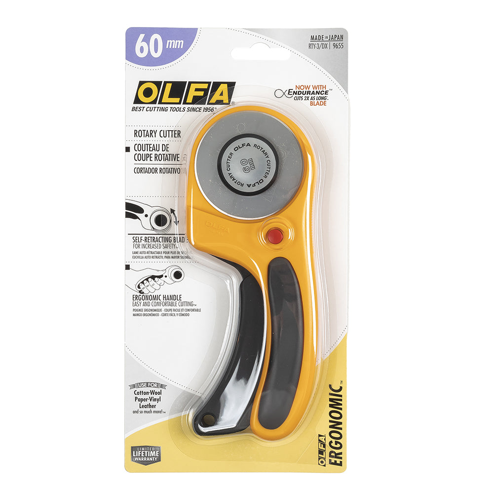 Olfa 60mm Ergonomic Rotary Cutter - Joann Fabrics