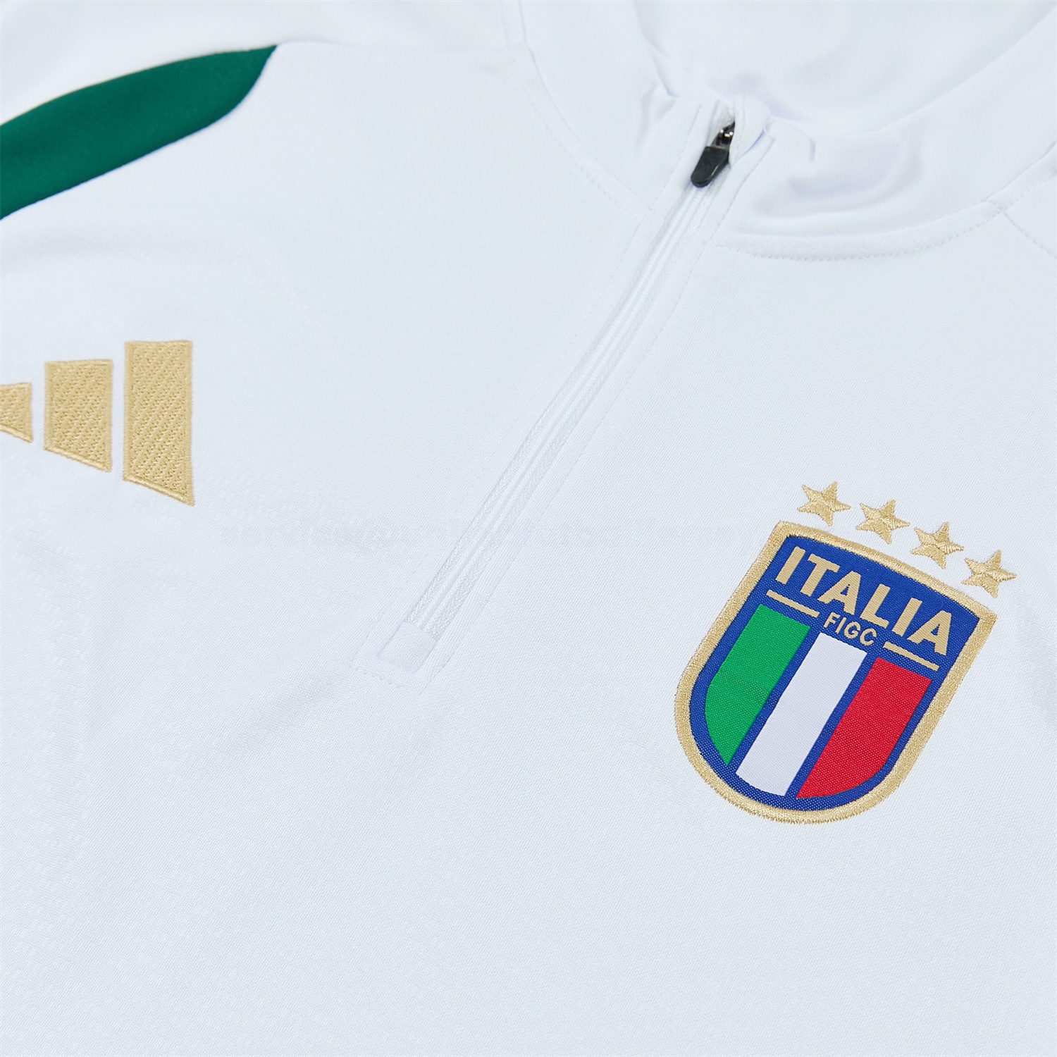 Italy 2026 Long Sleeve Training Set - White Top & Green Pants - UnitedFutballJersey