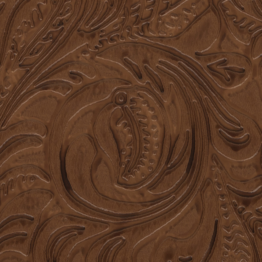 Vintage-Look Floral Embossed Vinyl - Peanut - Wynonna Collection - Joann Fabrics