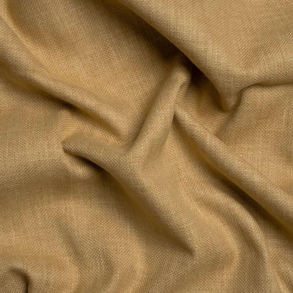 Slubbed Cotton and Polyester Woven - Gold - British Imported - Joann Fabrics