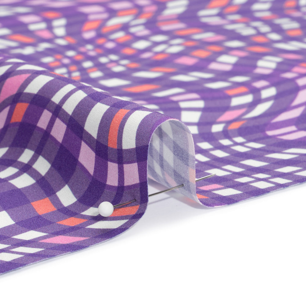 Mood Exclusive Purple Likeness to Liquid Stretch Cotton Poplin - Joann Fabrics