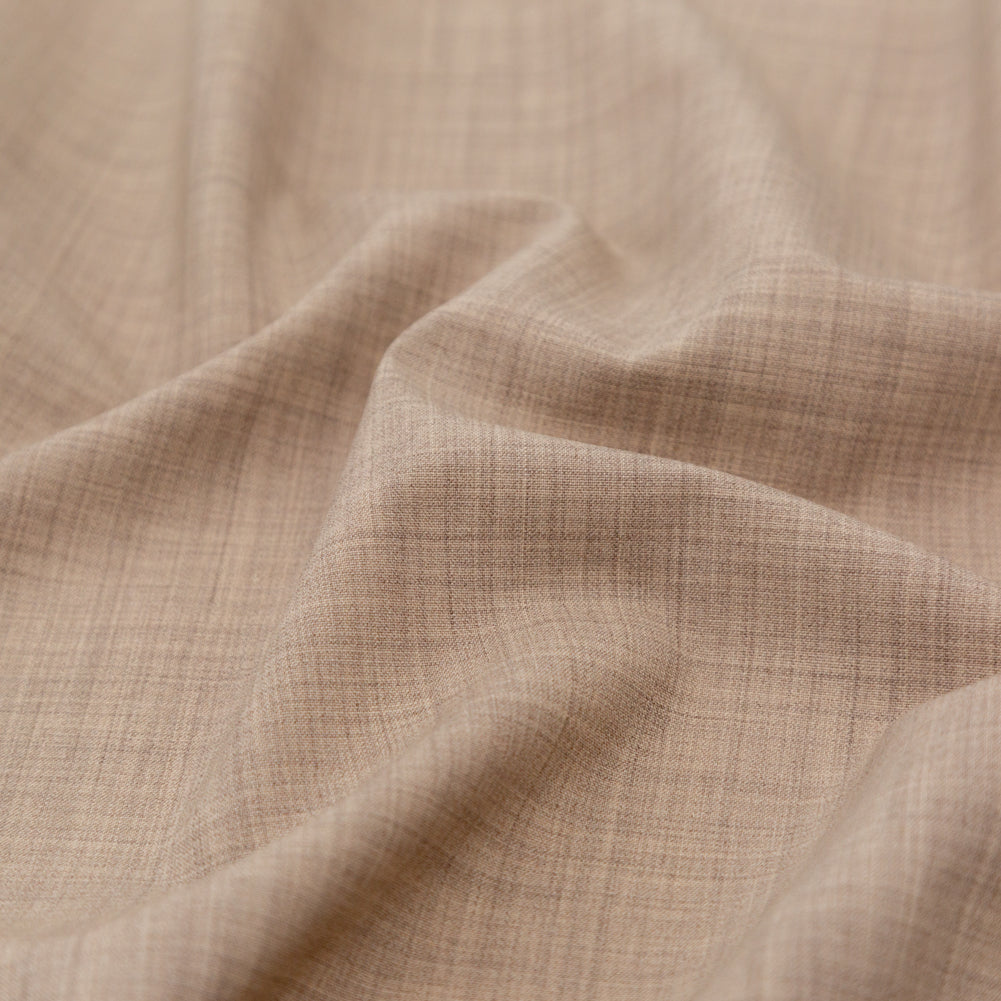 Italian Heather Hazel Stretch Wool Suiting - Joann Fabrics