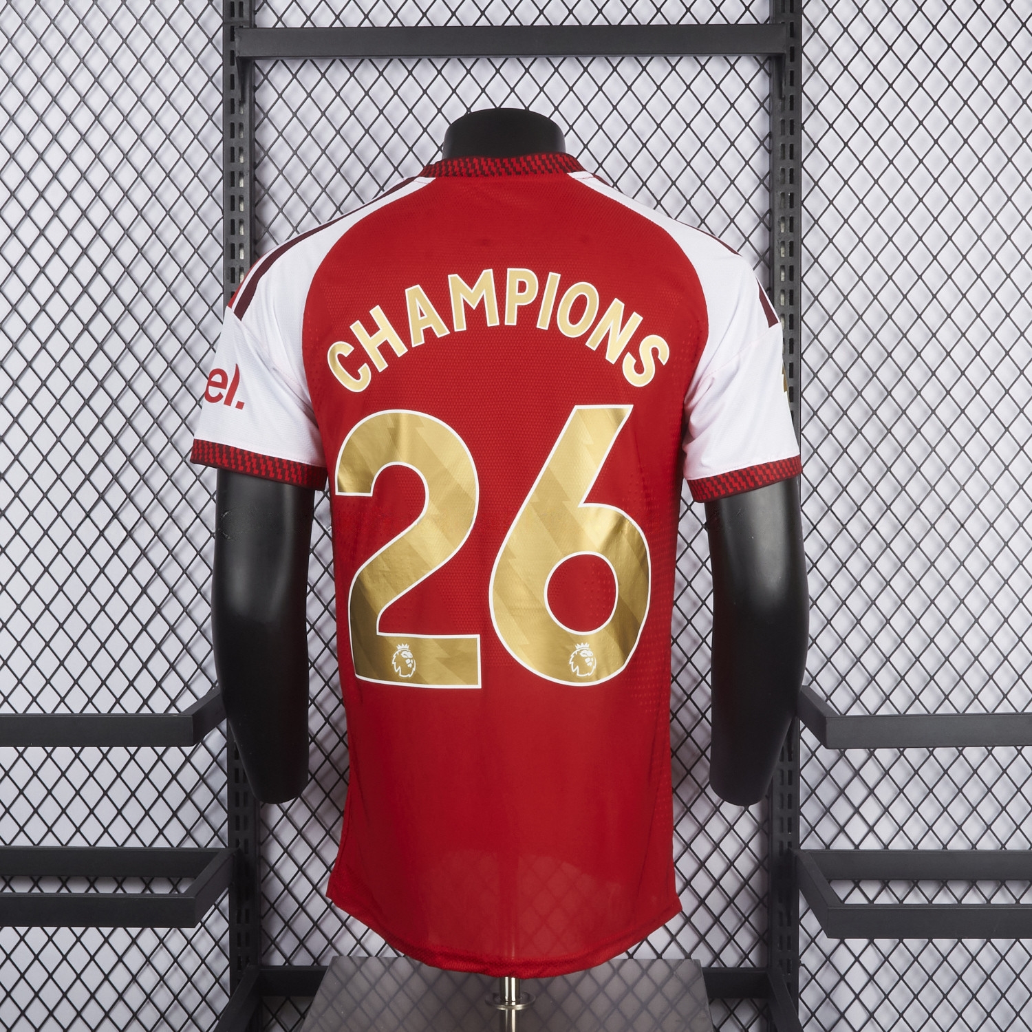 【Champion 26 Font】Arsenal 26-27 Home Jersey - Player Version - UnitedFutballJersey