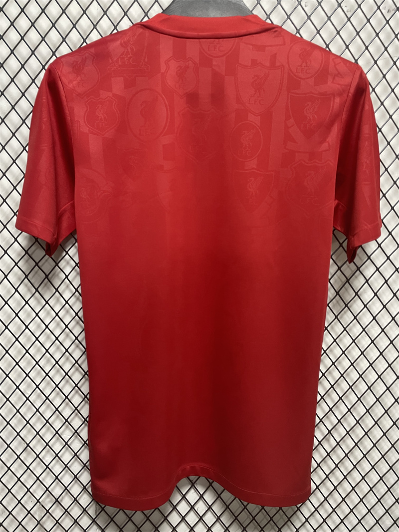 2024/2025 Liverpool Pre-match Training Red Jersey1:1 Thai Quality