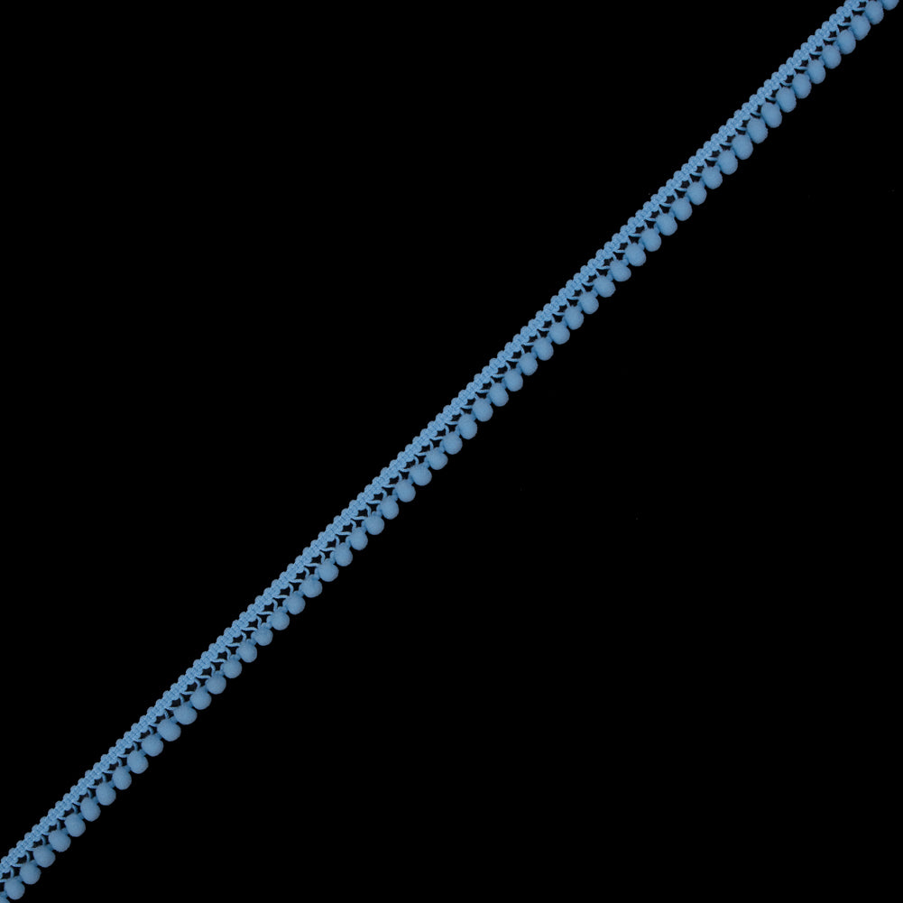 European Sky Blue Single Row Mini Pom Pom Trim - Joann Fabrics
