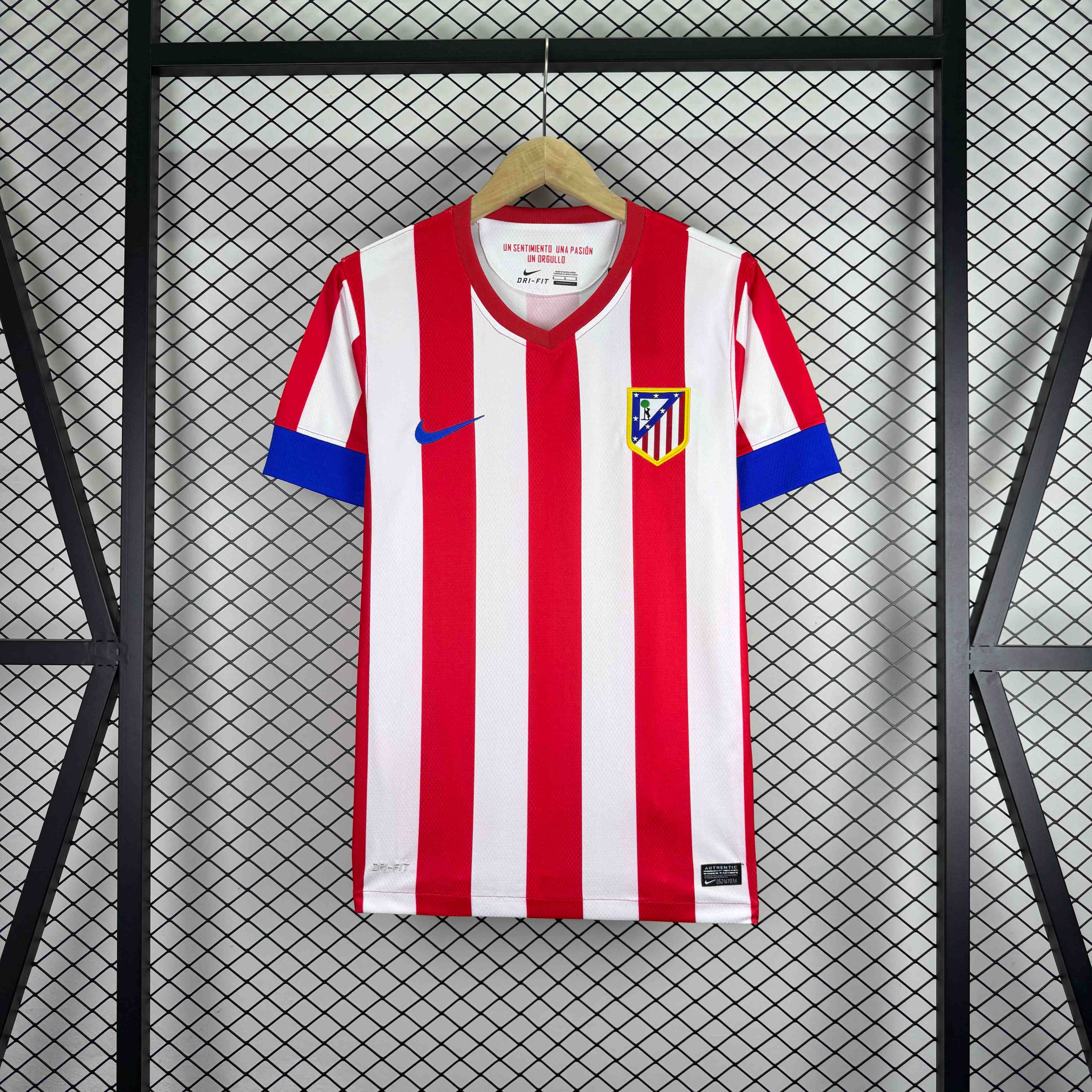 2012-2013 Retro Atletico Madrid Home Soccer Jersey 1:1 Thai Quality