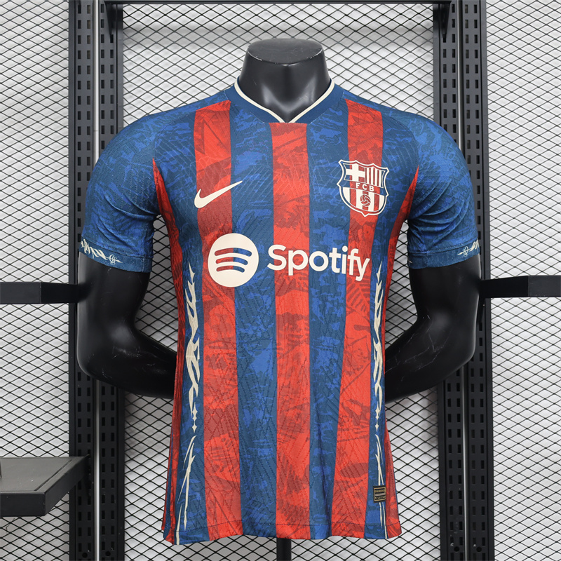 2024/2025 Player Version Barcelona Stripe Special Edition Jersey 1:1 Thai Quality