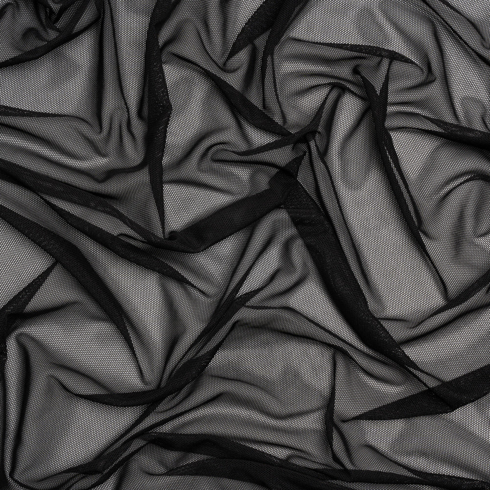 Polyester Stretch Mesh - Black - Designer Deadstock - Joann Fabrics