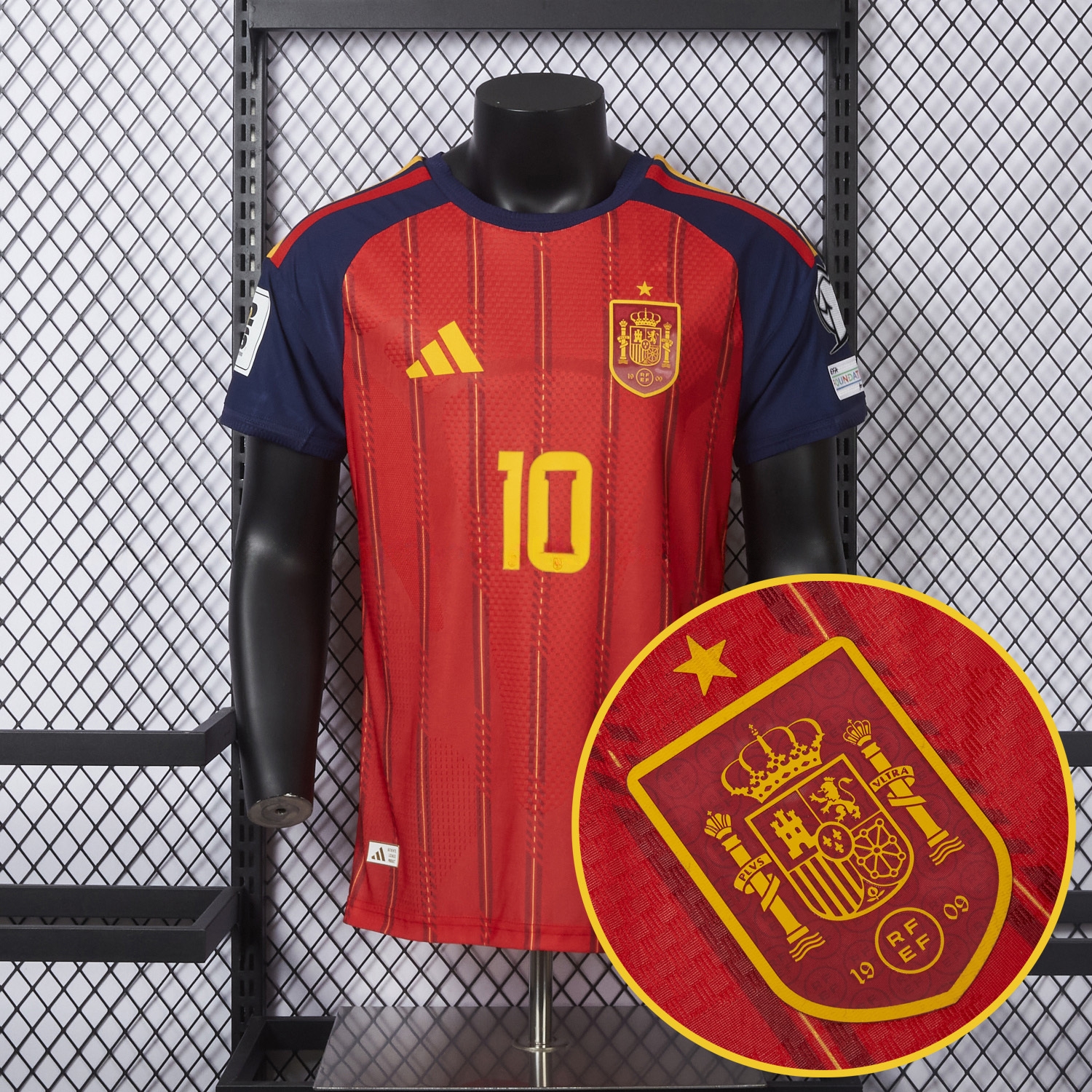 Spain 2026 Home Jersey - Player Version - UnitedFutballJersey