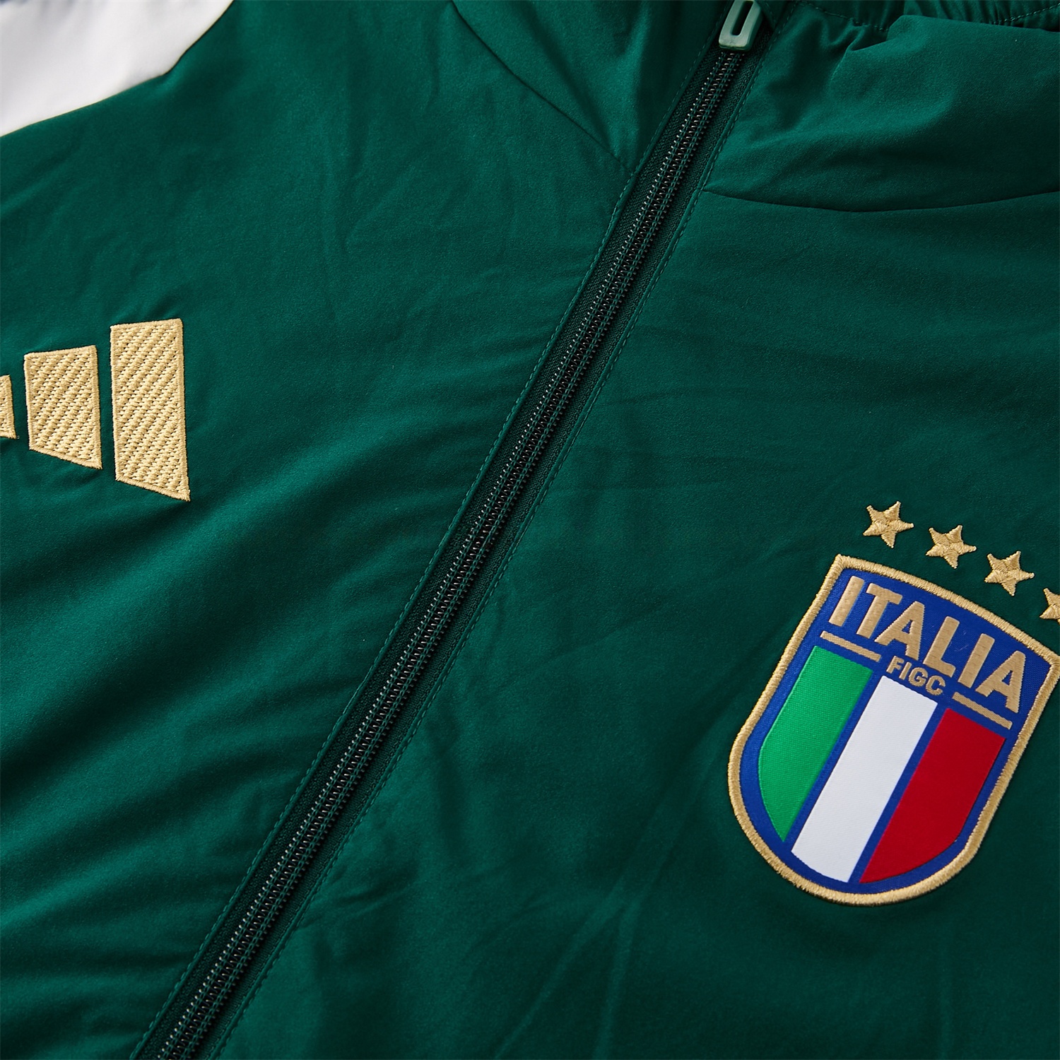 Italy 2026 Hooded Windbreaker Training Set - Green Top & Pants - UnitedFutballJersey