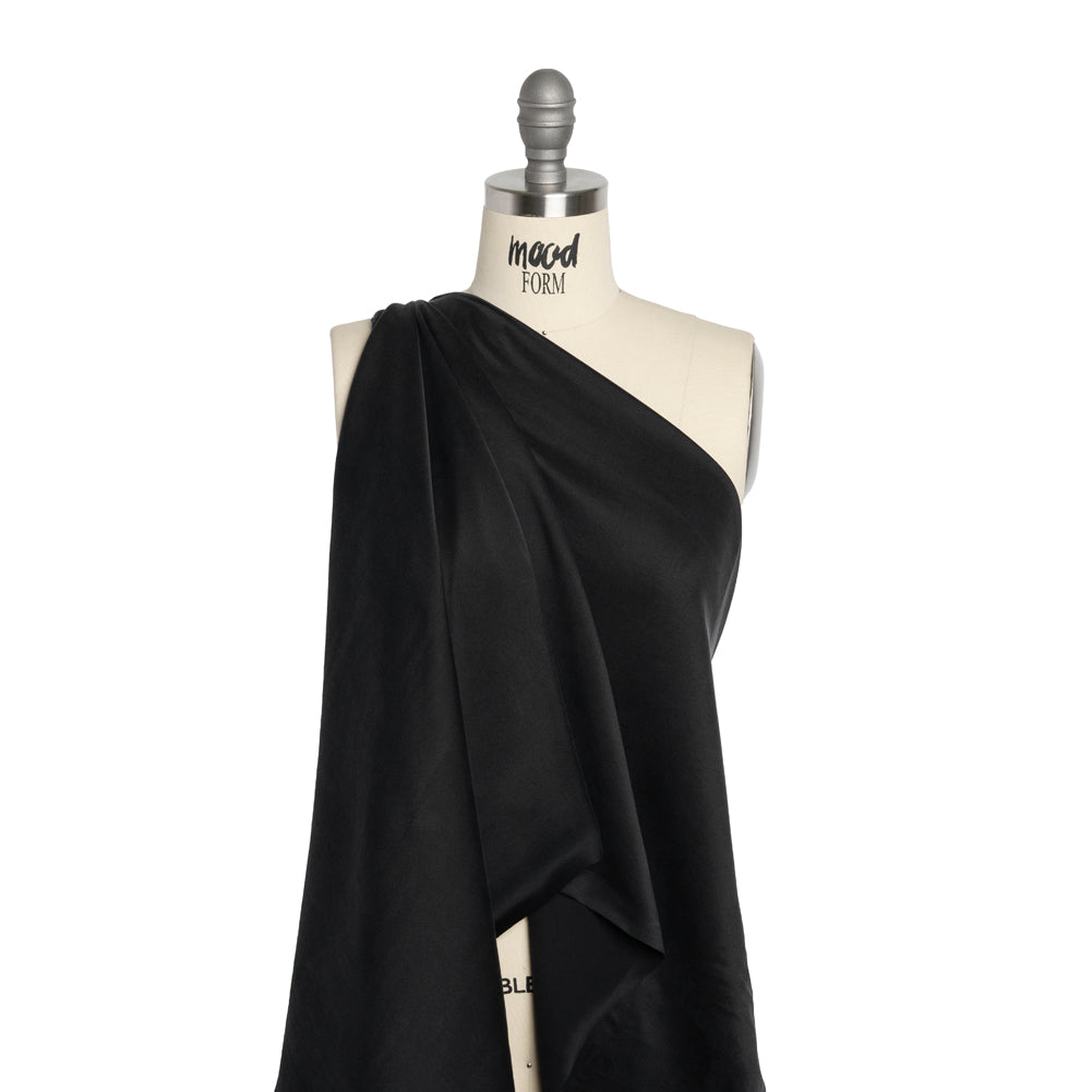 Washed Silk Charmeuse 19mm - Black - Joann Fabrics
