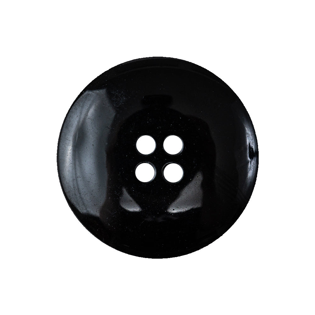 December Sky Silver and Jet Black 4-Hole Granite-Like Plastic Button - 40L/25.5mm - Joann Fabrics