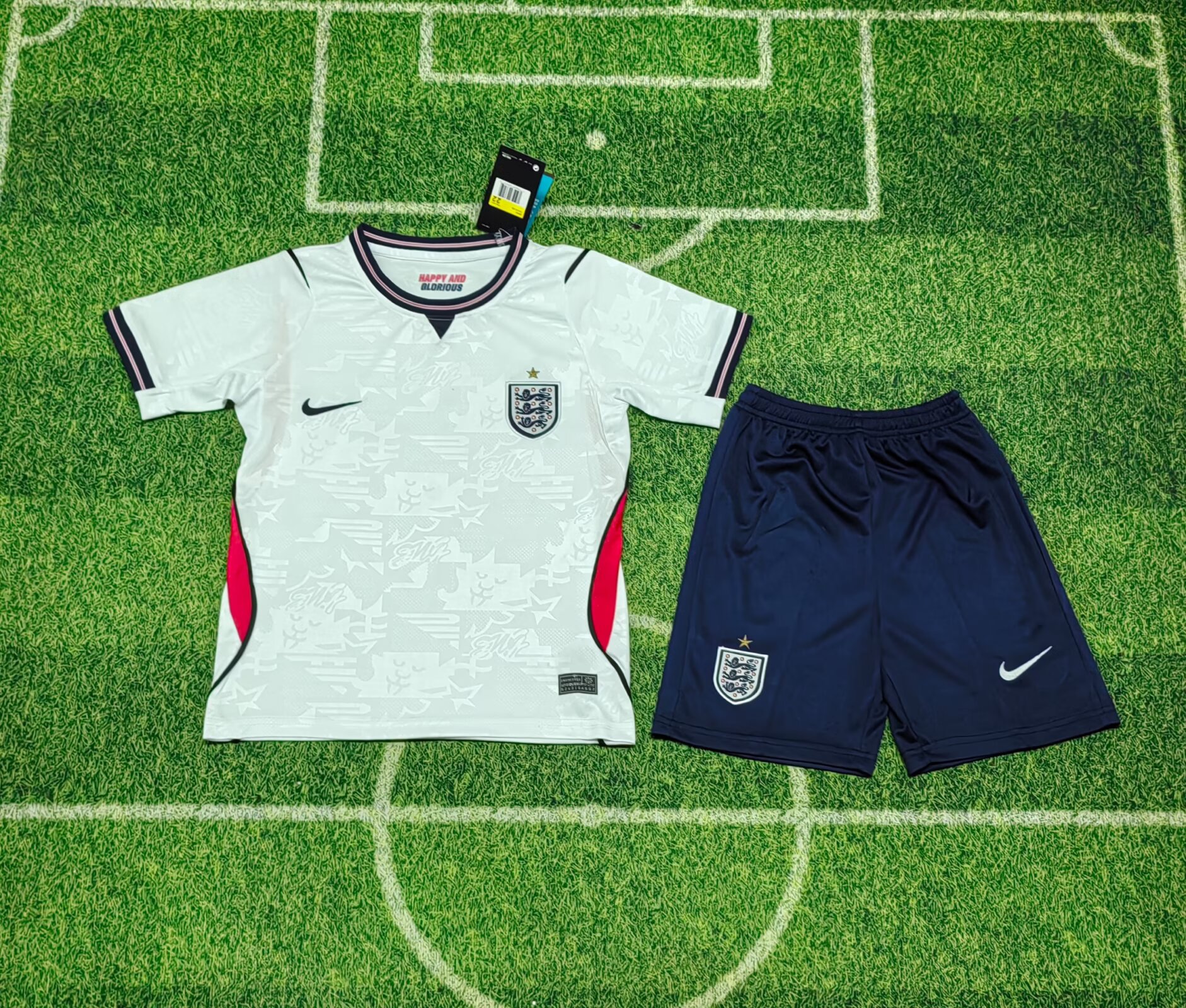 2026 England Home Football Jersey 1:1 Thai Quality Kids Size