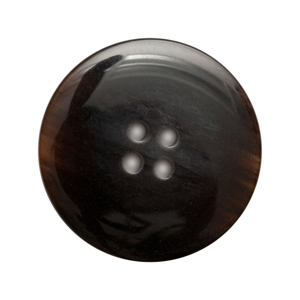 Plastic 4-Hole Button - 45L/29mm - Black Ornate Swirls Embossed Stripe - Joann Fabrics