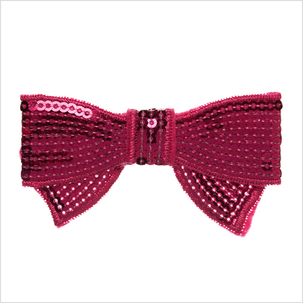 Fuchsia Sequined Bow - Joann Fabrics