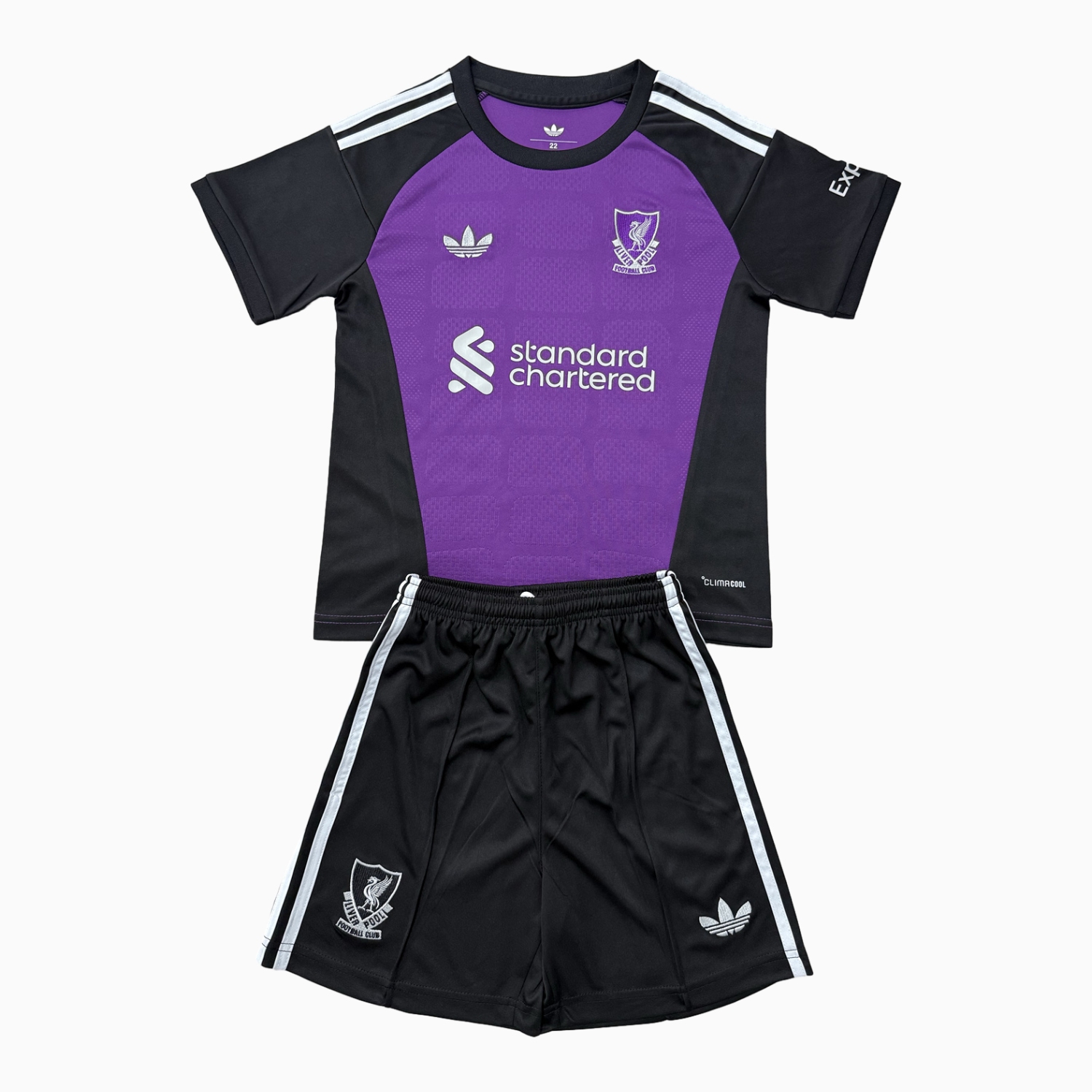 Liver.pool 26-27 Purple Goalkeeper Men's Adult Jersey Set - Fans Version - UnitedFutballJersey